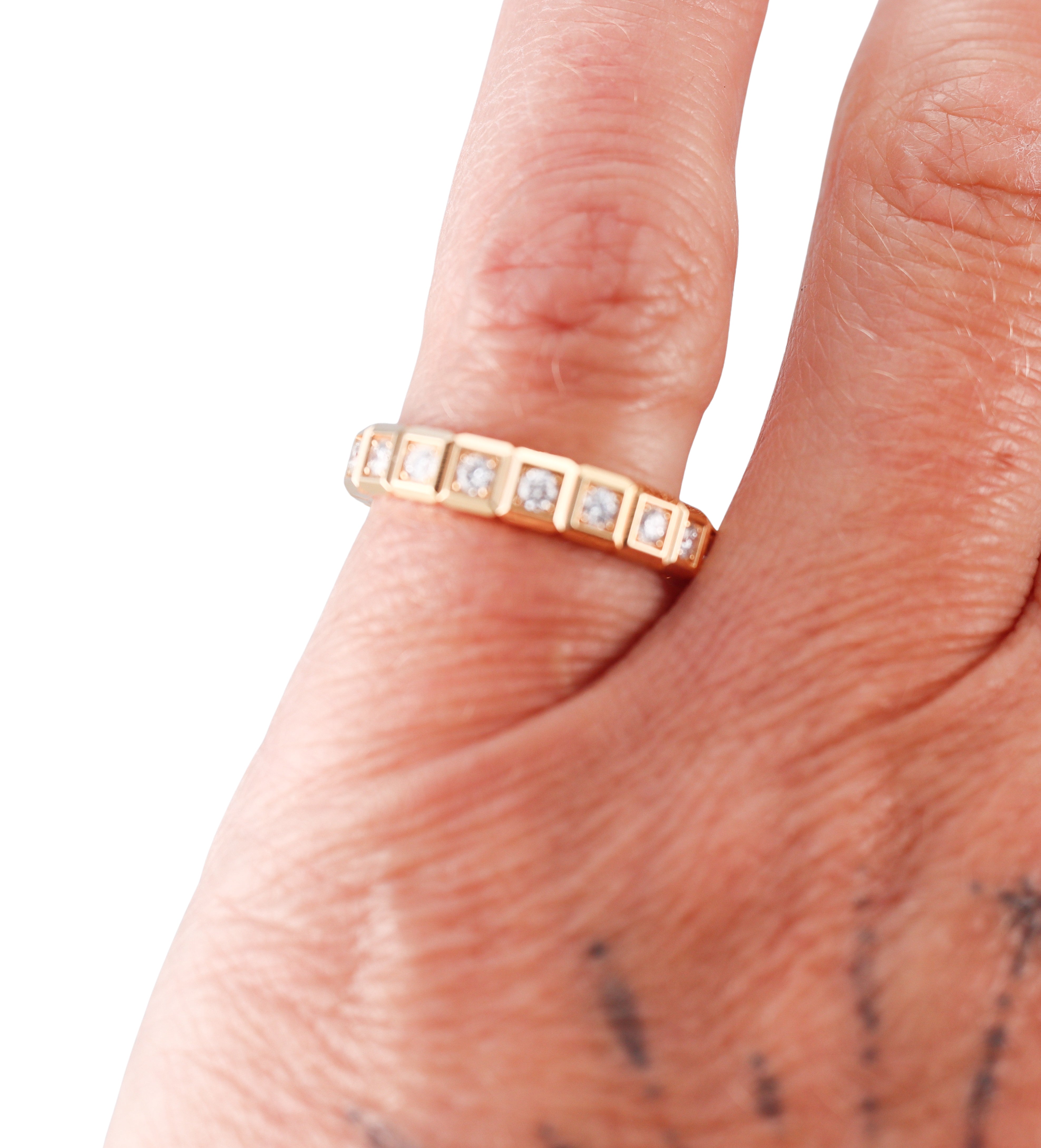 Chopard Ice Cube Rose Gold Diamond Ring N829834-5040