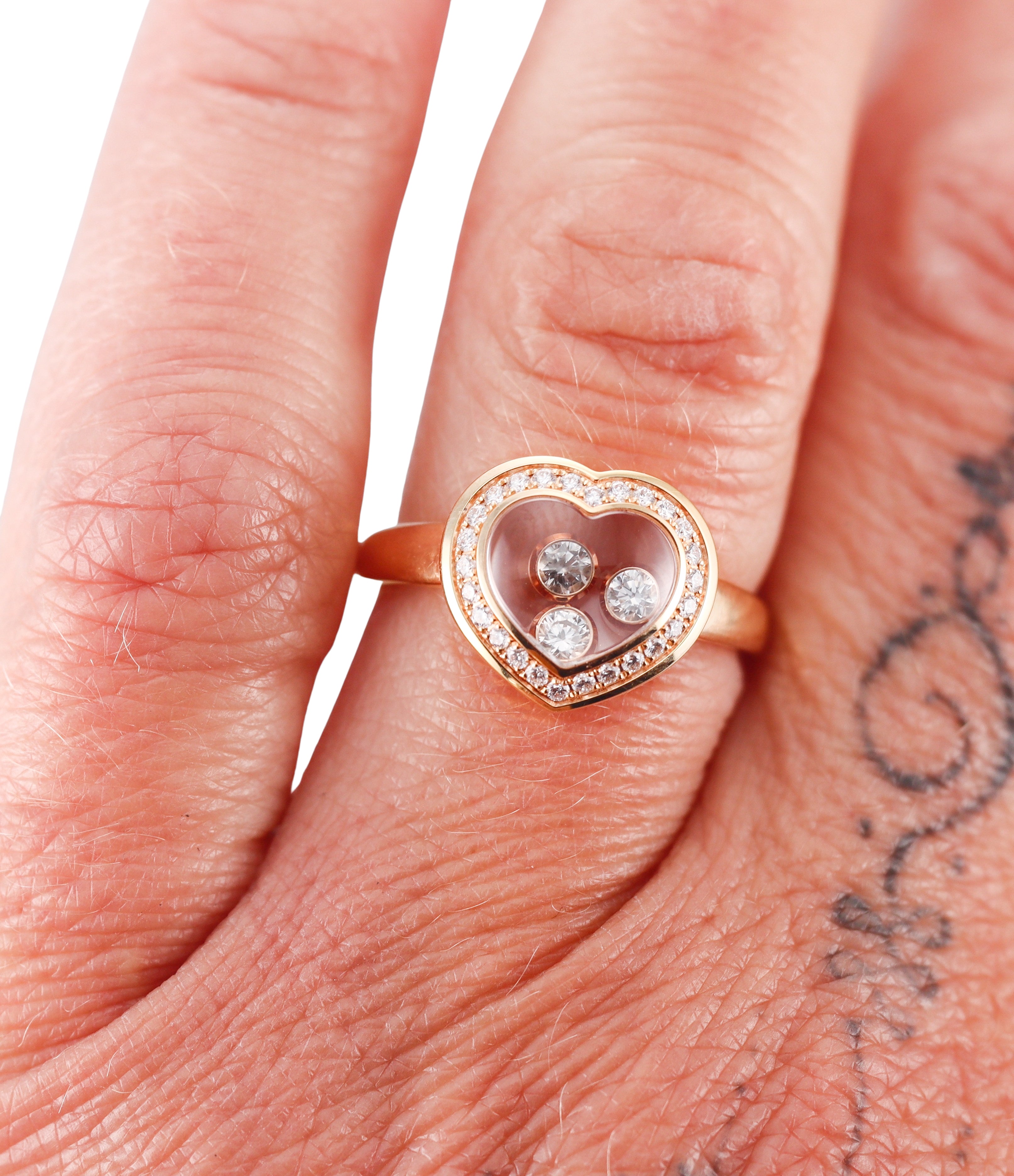 Chopard Happy Diamonds Icons Yellow Gold Diamond Ring N8299203-5039