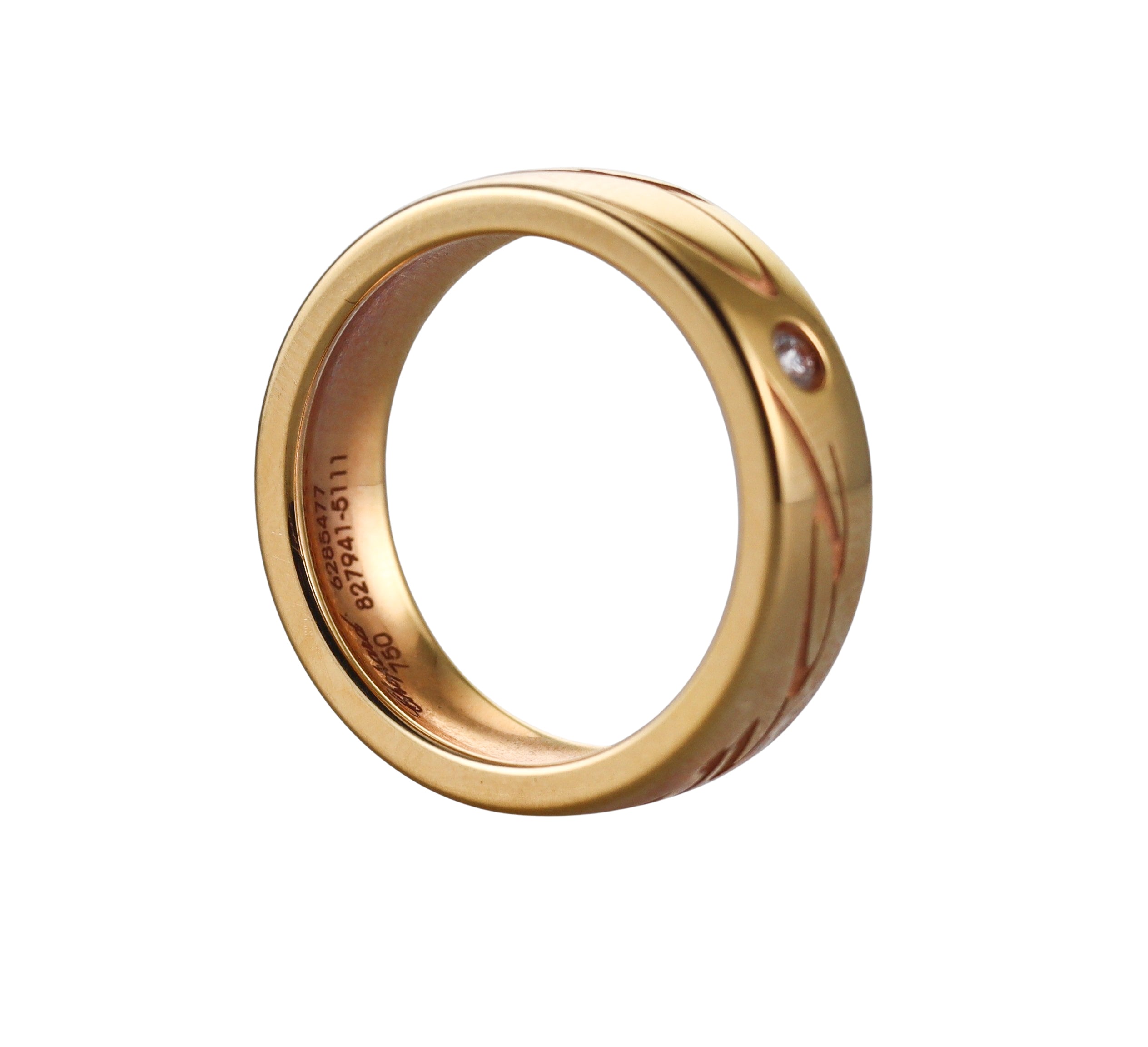 Chopard Chopardissimo Diamond Yellow Gold Band Ring 827941-5111