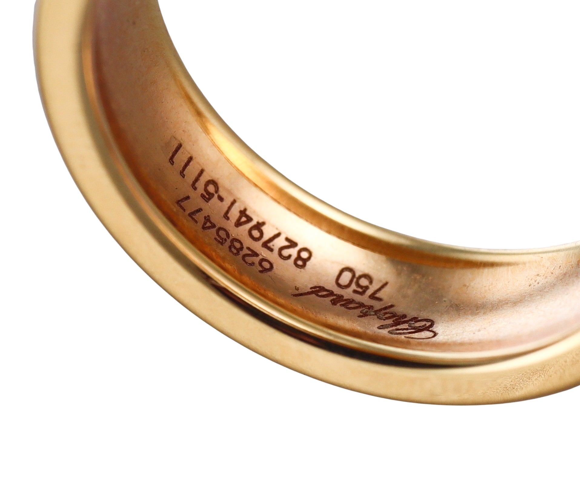 Chopard Chopardissimo Diamond Yellow Gold Band Ring 827941-5111