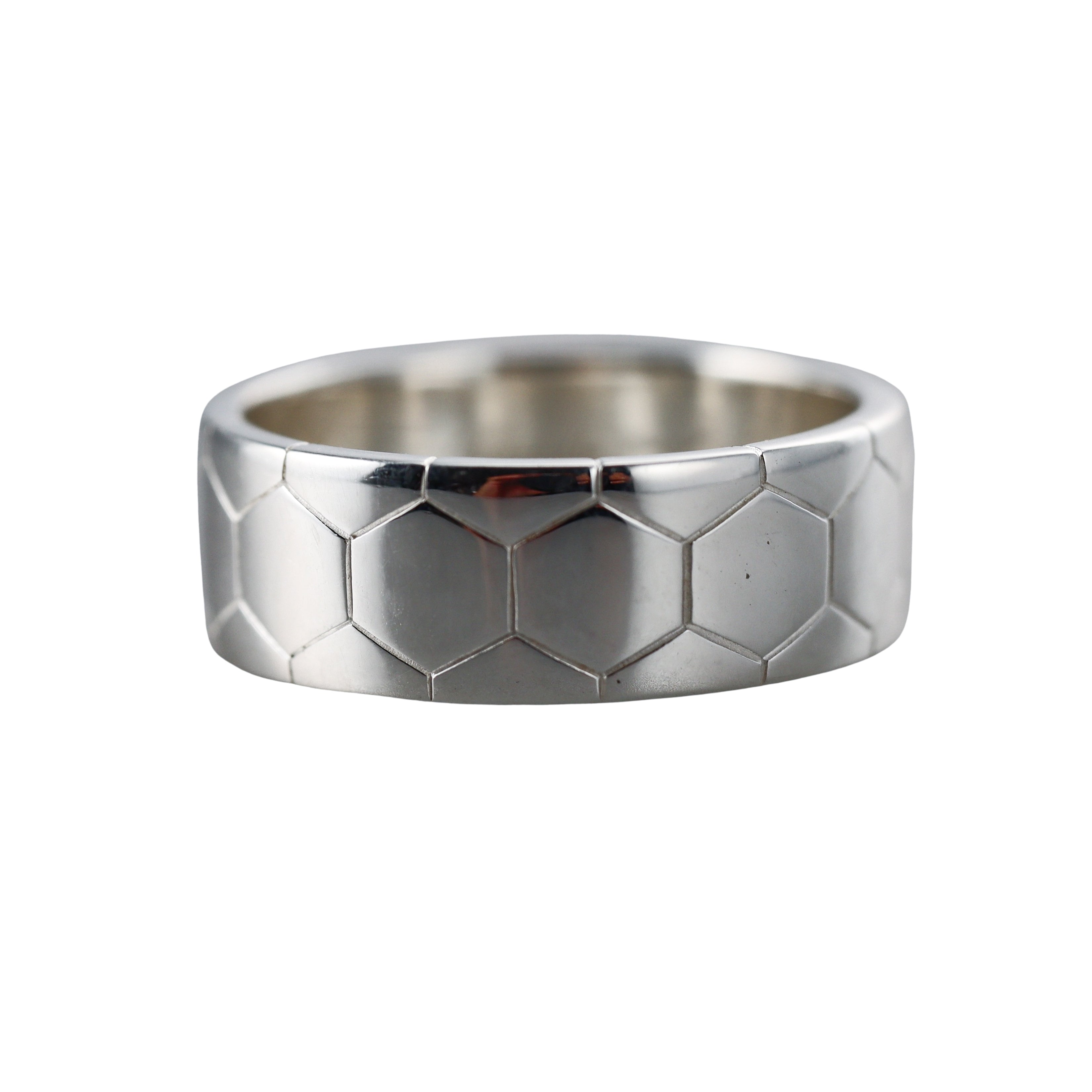 Christofle Sterling Silver Code Royale Ring B0675814902