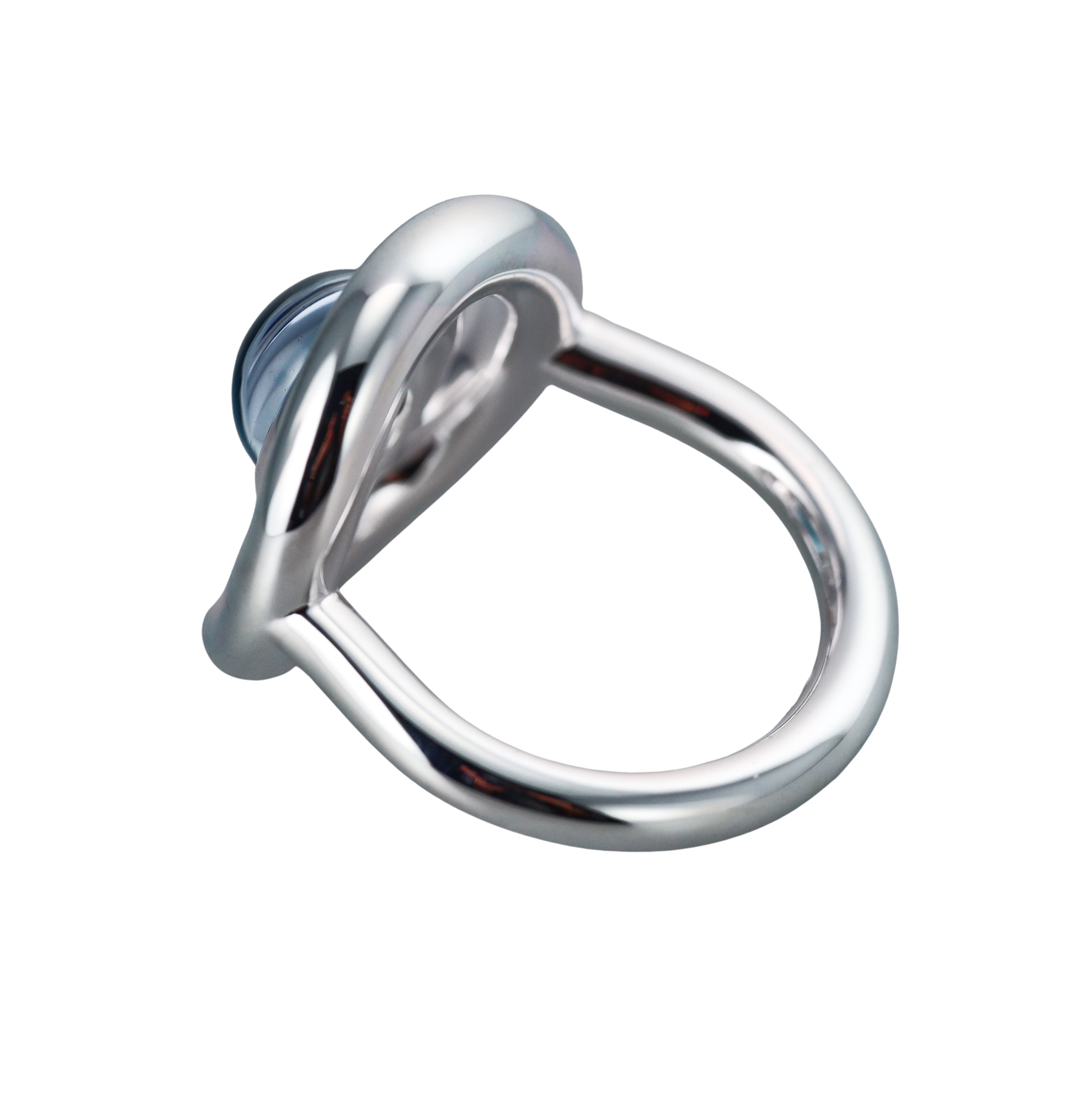 Idole De Christofle Sterling Silver & Topaz Ring 6762859