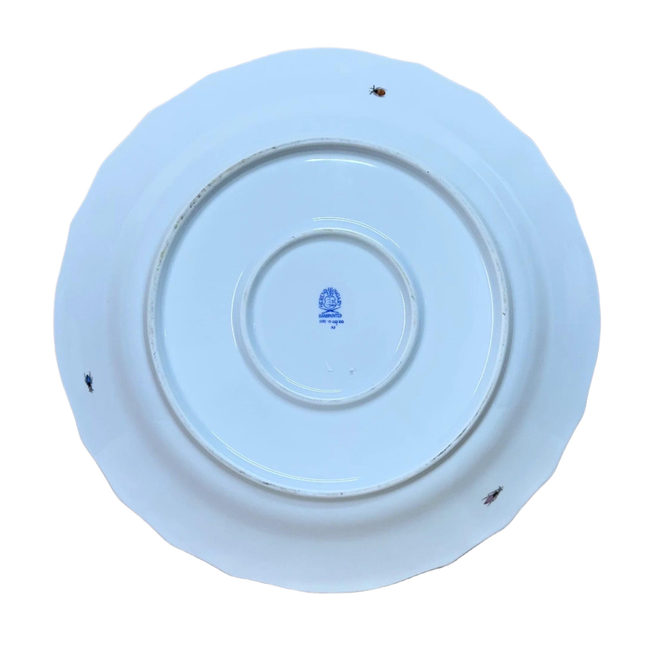 Herend Porcelain Rothschild Bird Large Round Chop Plate 1151-0-00/RO