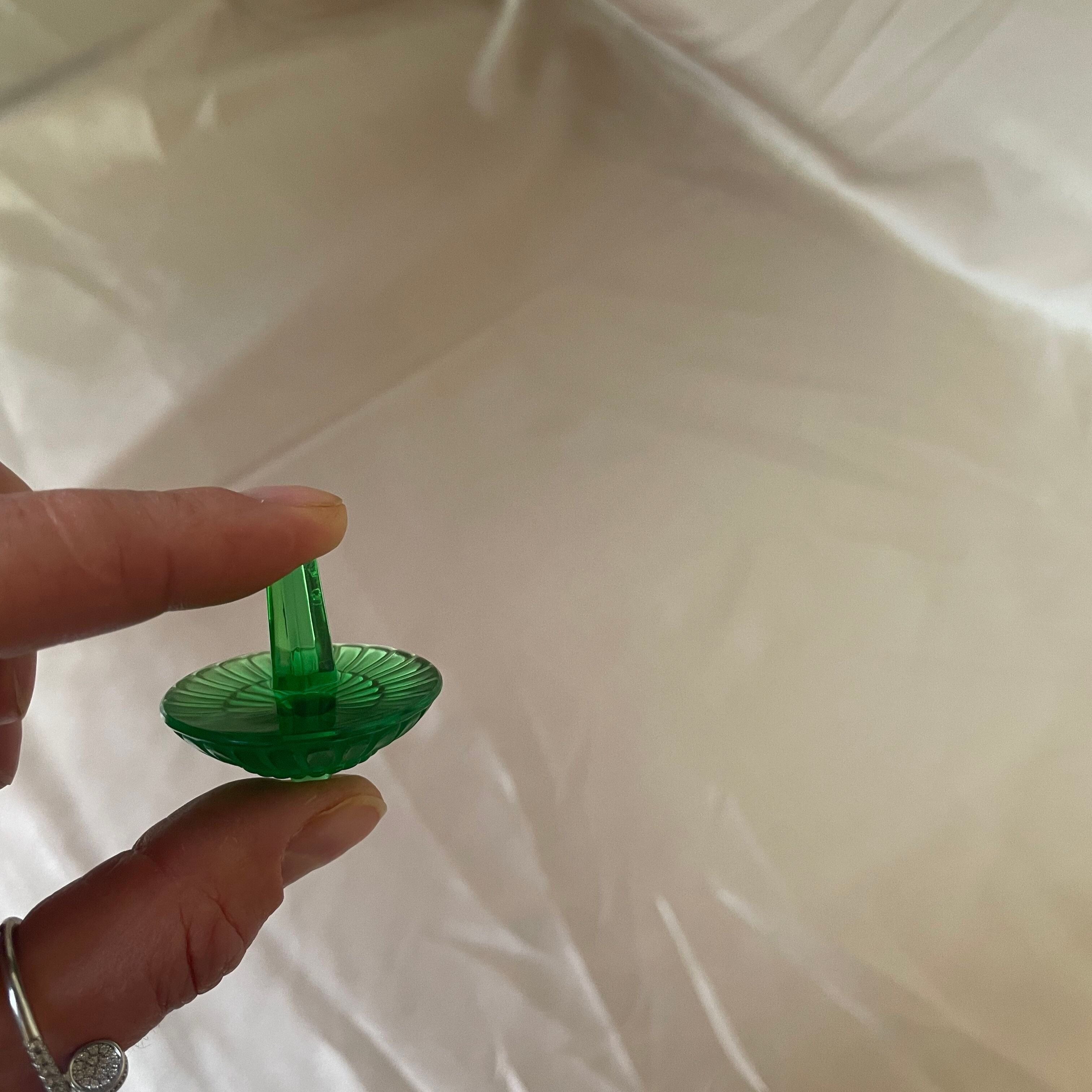 Lalique Crystal Toupie Spinning Top Dreidel 70009