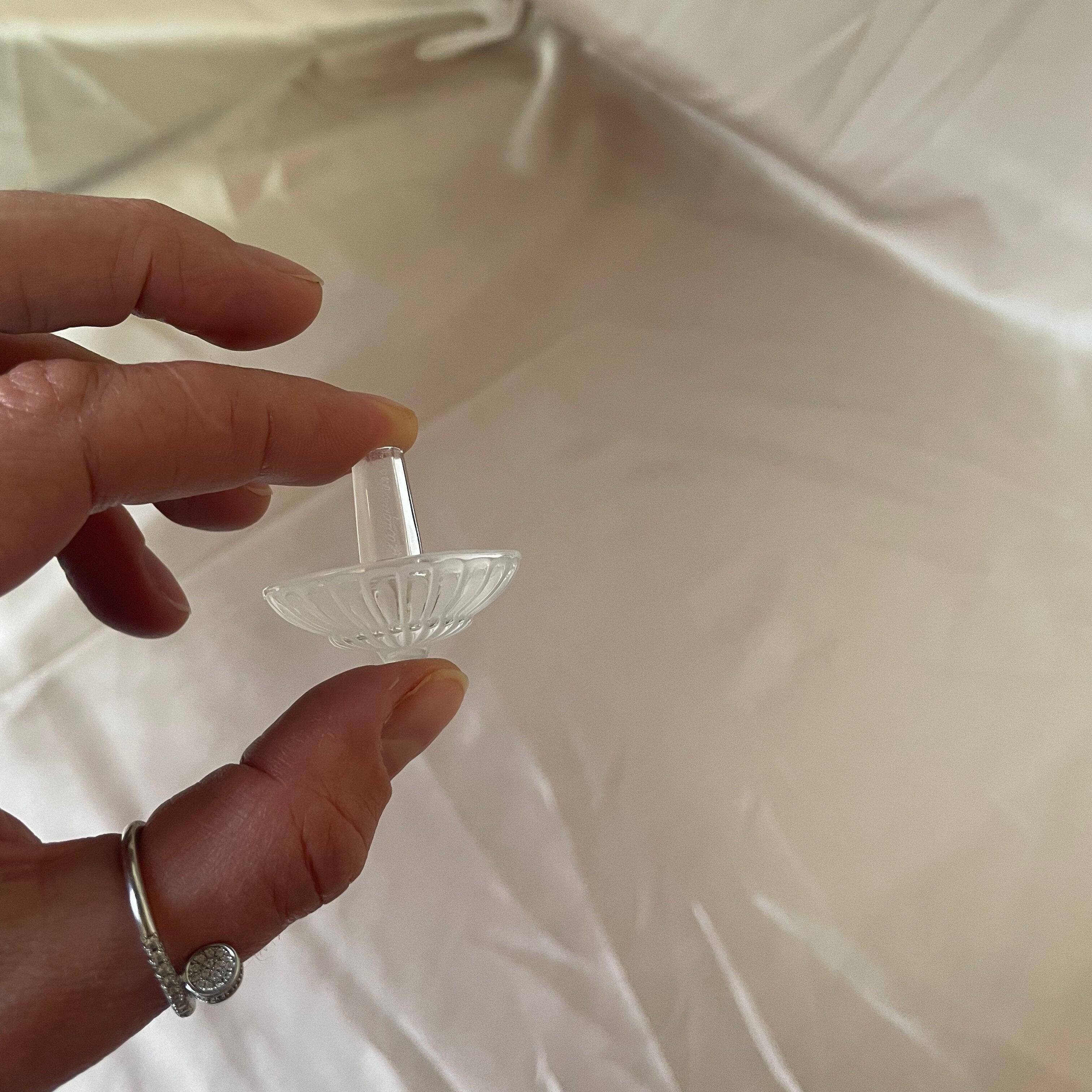 Lalique Crystal Toupie Spinning Top Dreidel 70009