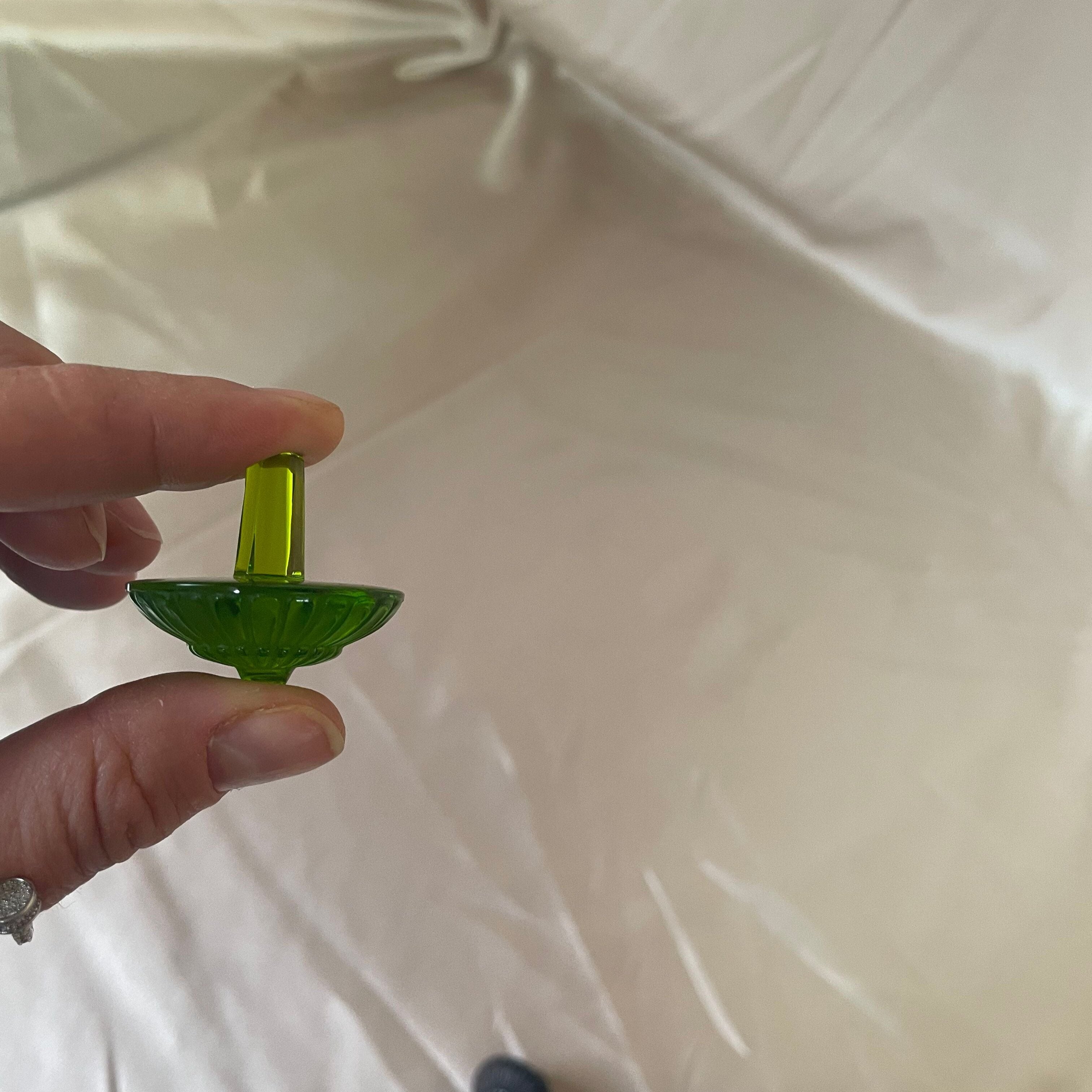 Lalique Crystal Toupie Spinning Top Dreidel 70009