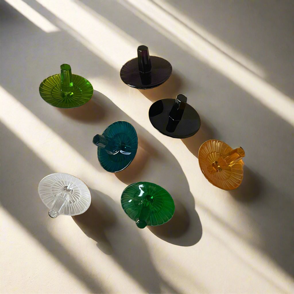 Lalique Crystal Toupie Spinning Top Dreidel 70009