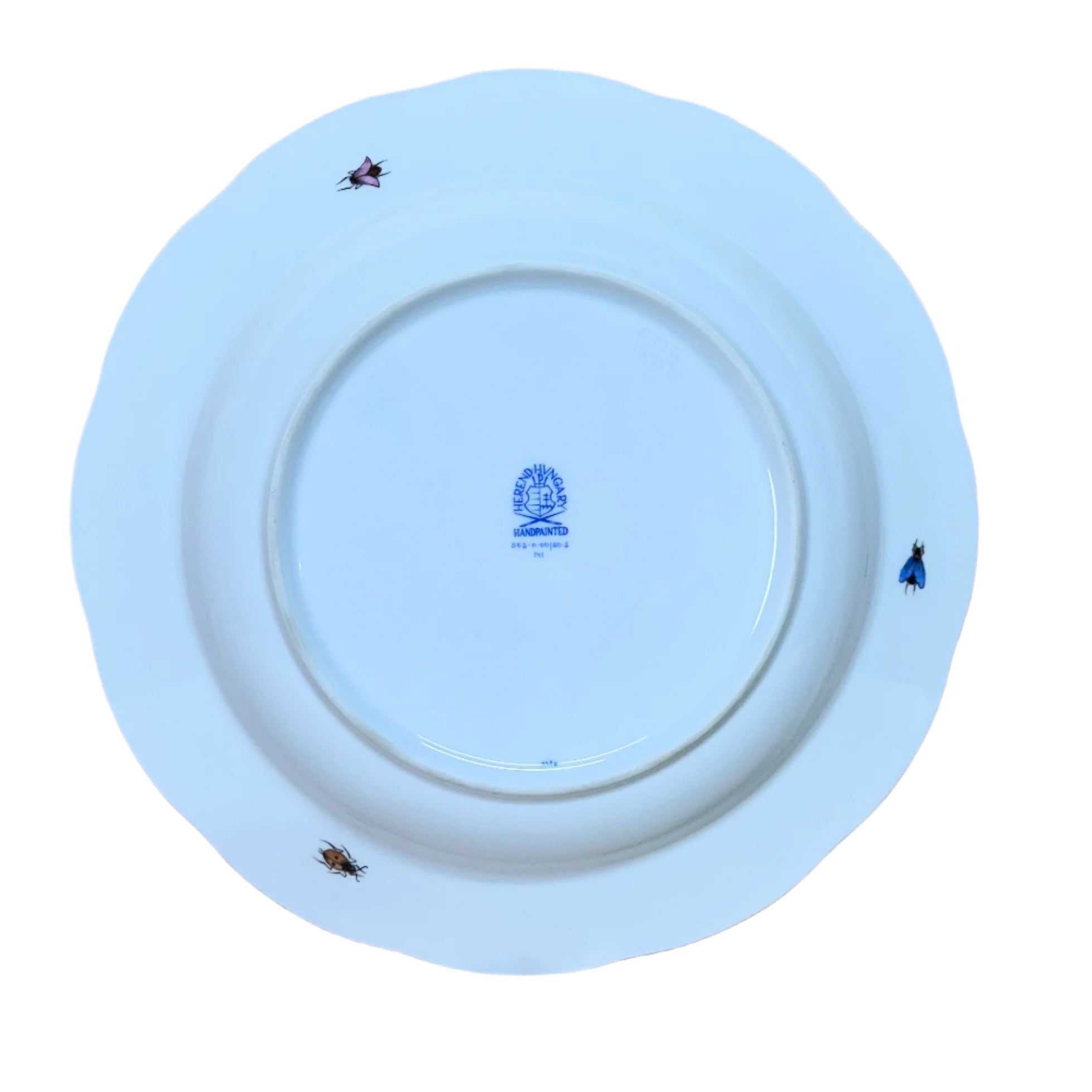 Herend Porcelain Large Rim Soup Bowl Rothschild Bird 503-0-00/RO-3