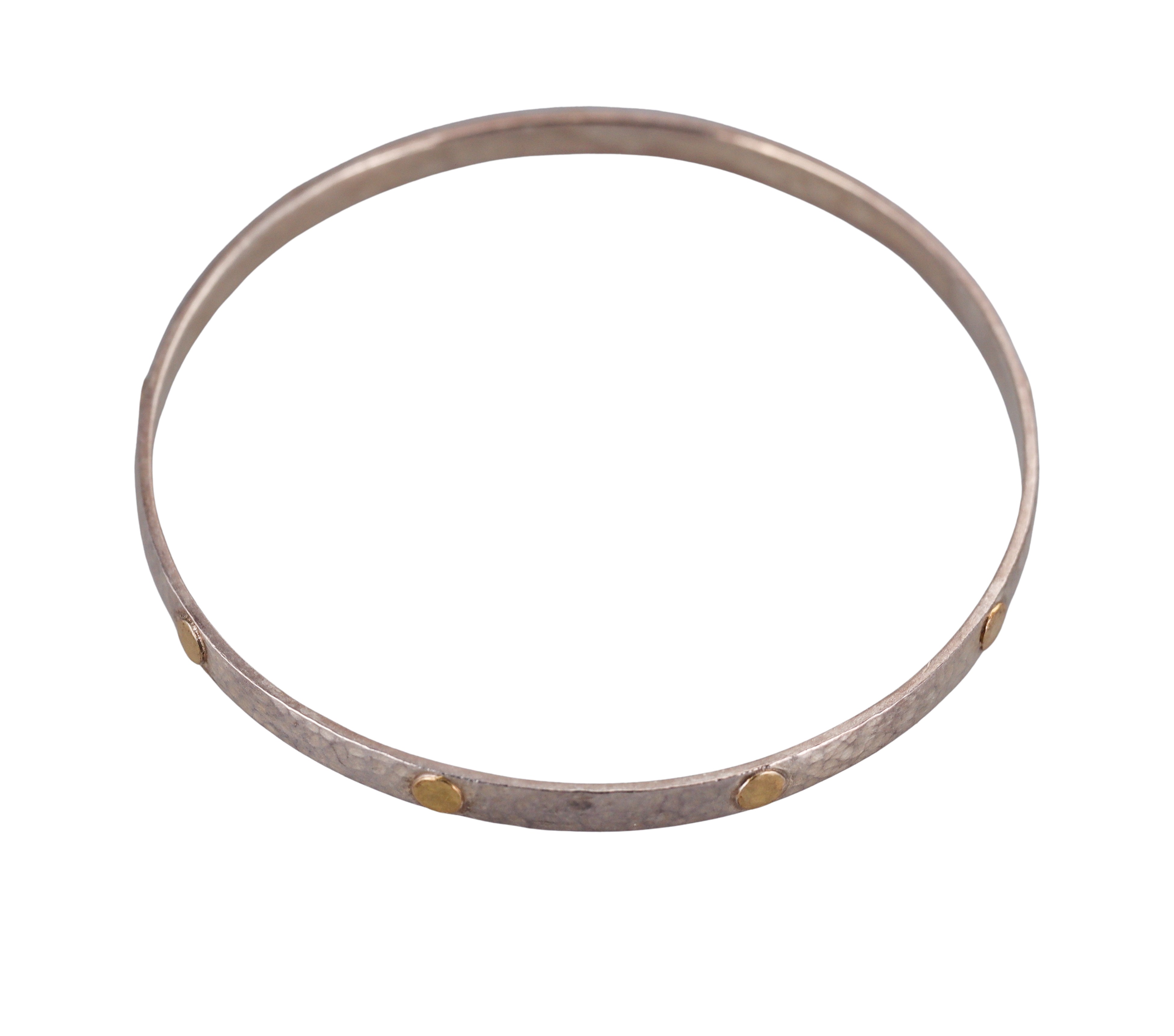 Gurhan Sterling Silver Dot Bangle Bracelet