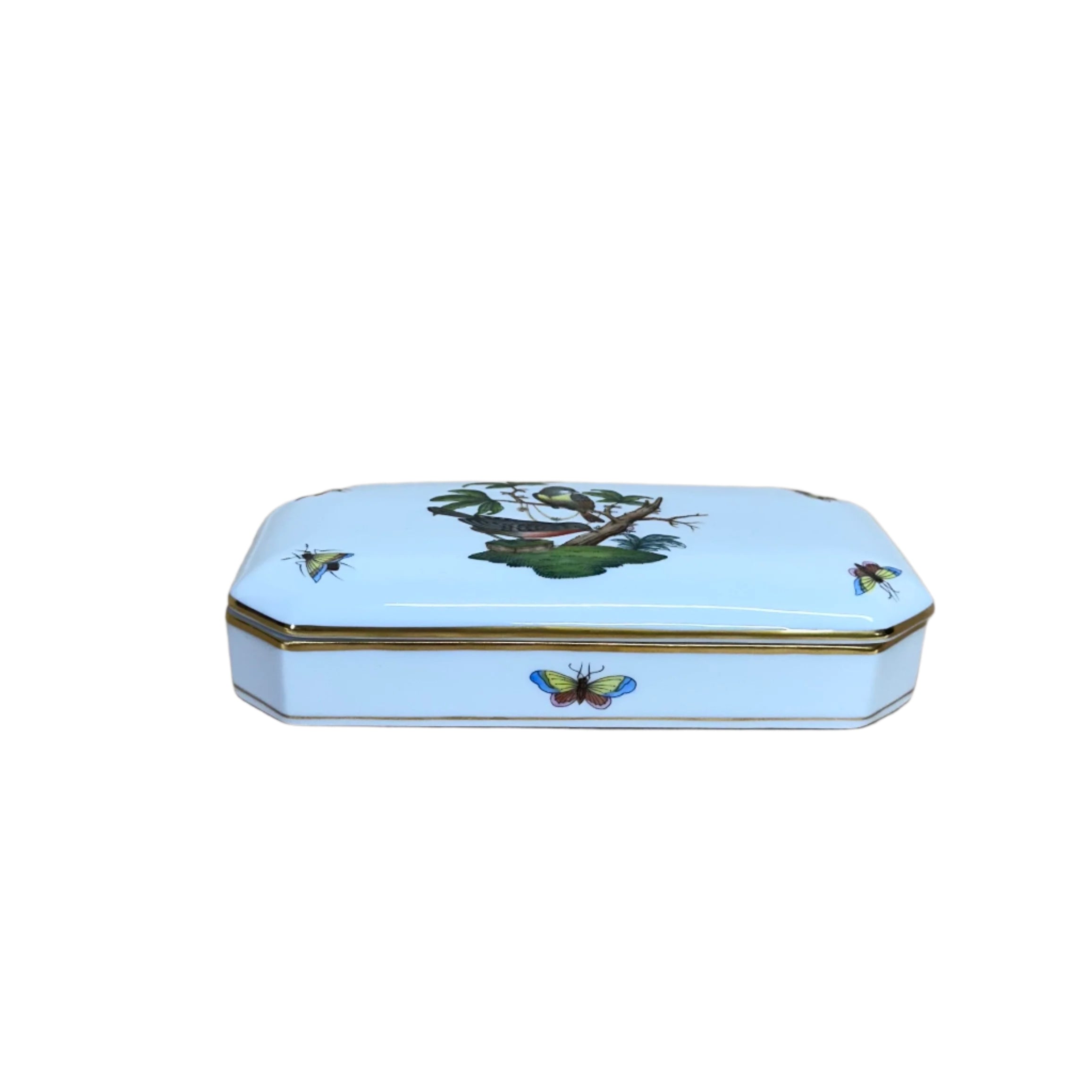 Herend Rothschild Bird Trinket Box 7897-2-00/RO 641