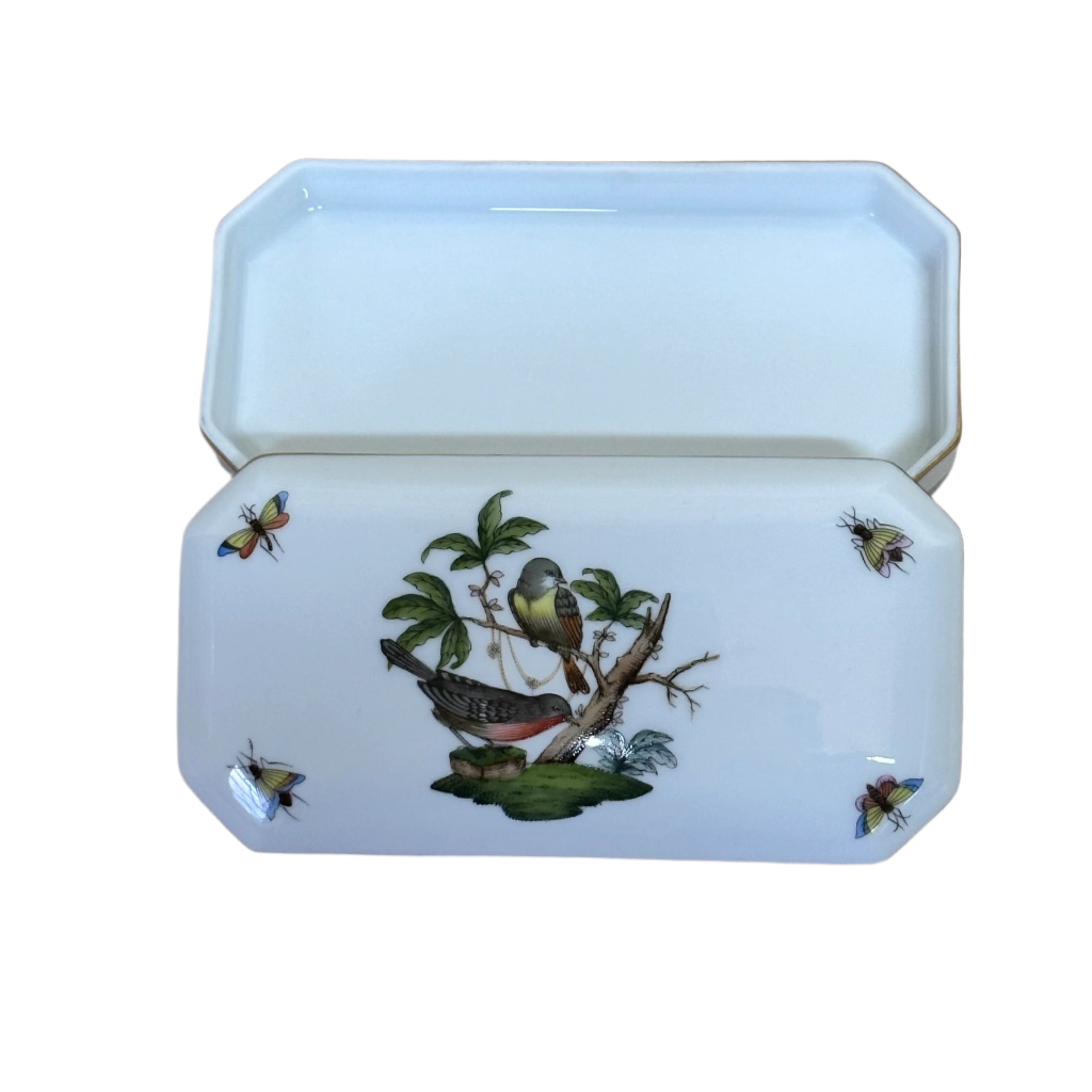 Herend Rothschild Bird Trinket Box 7897-2-00/RO 641