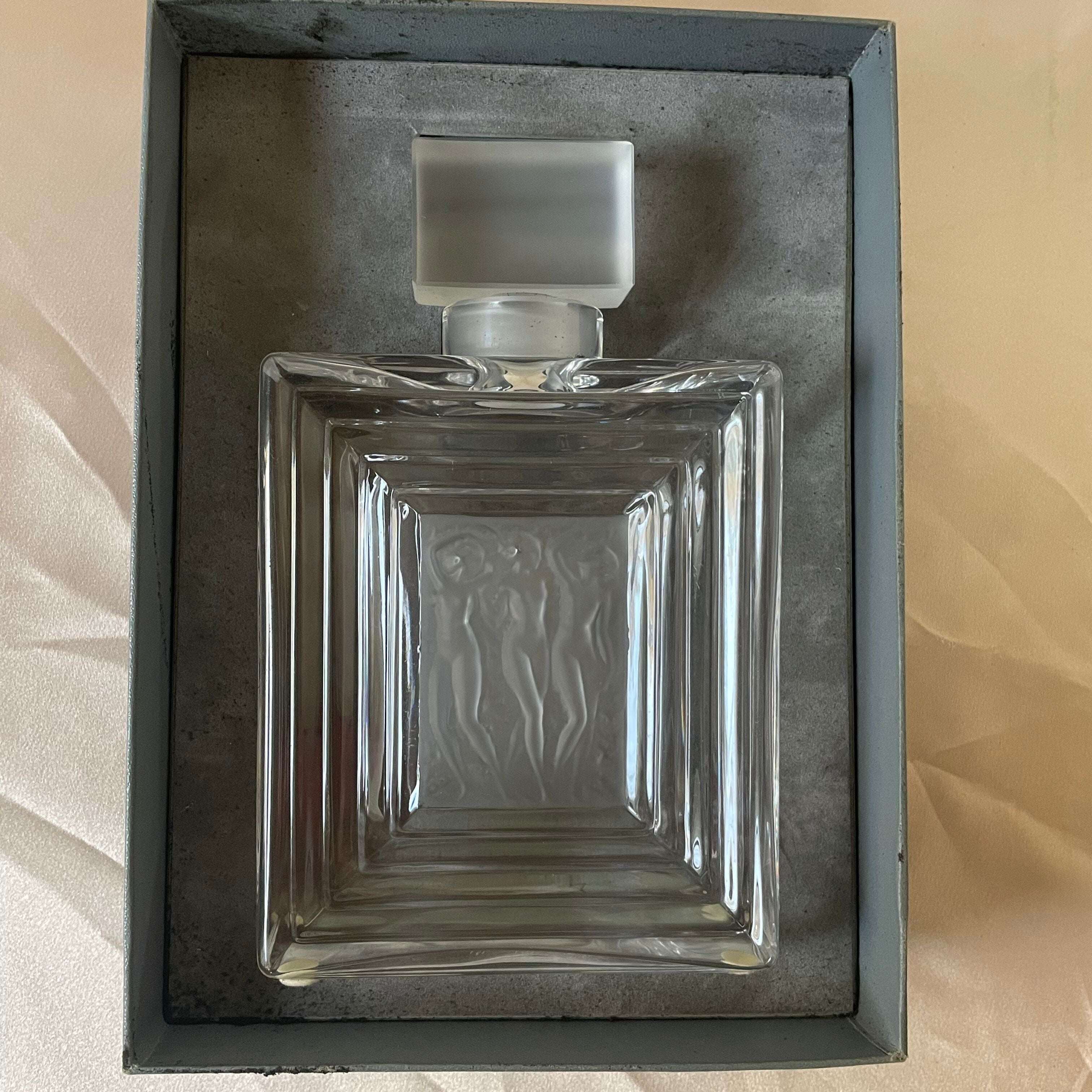 Lalique Crystal Duncan Perfume Bottle N2