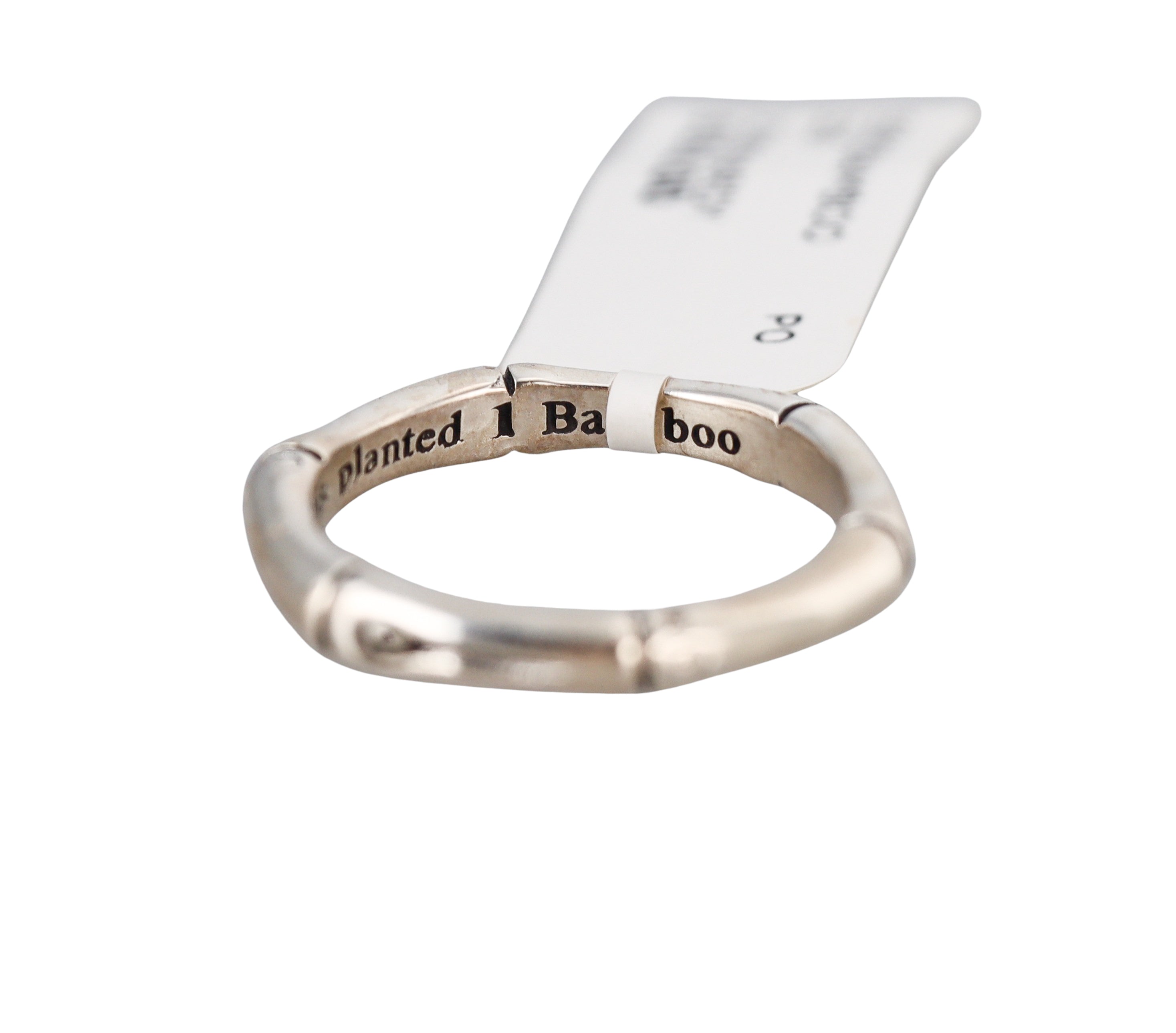John Hardy Bamboo Sterling Silver Band Ring
