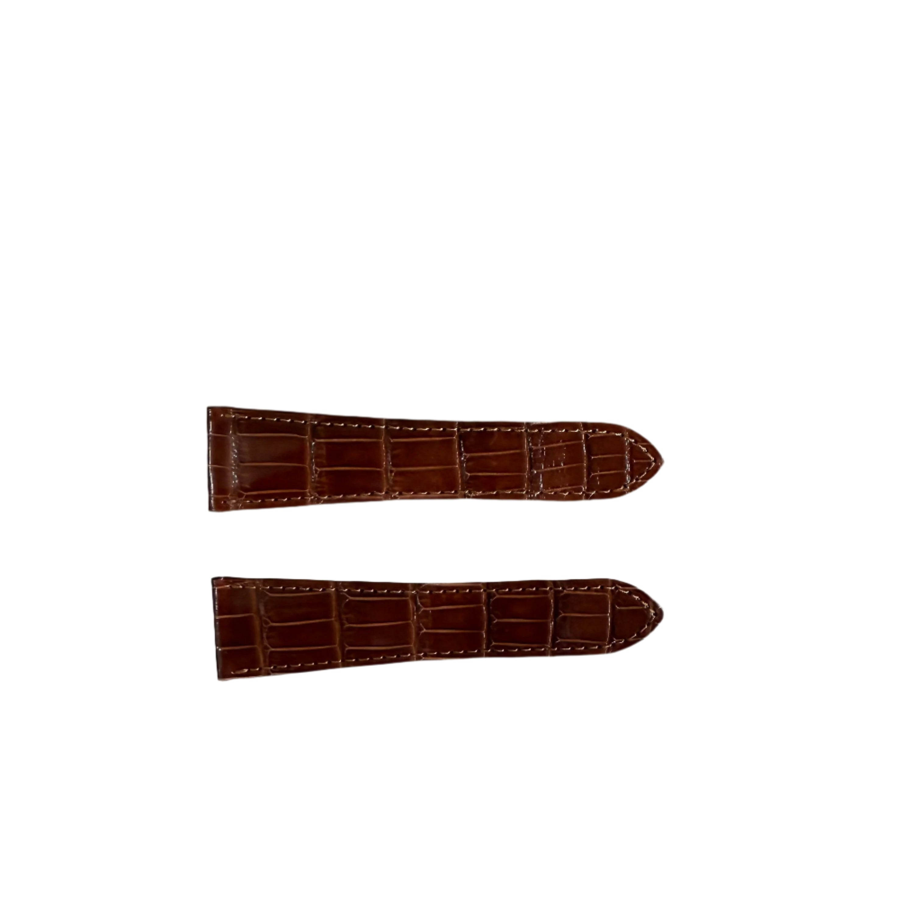 Authentic Cartier Brown Alligator Watch Strap Band 23mm KD4PZN58-S06