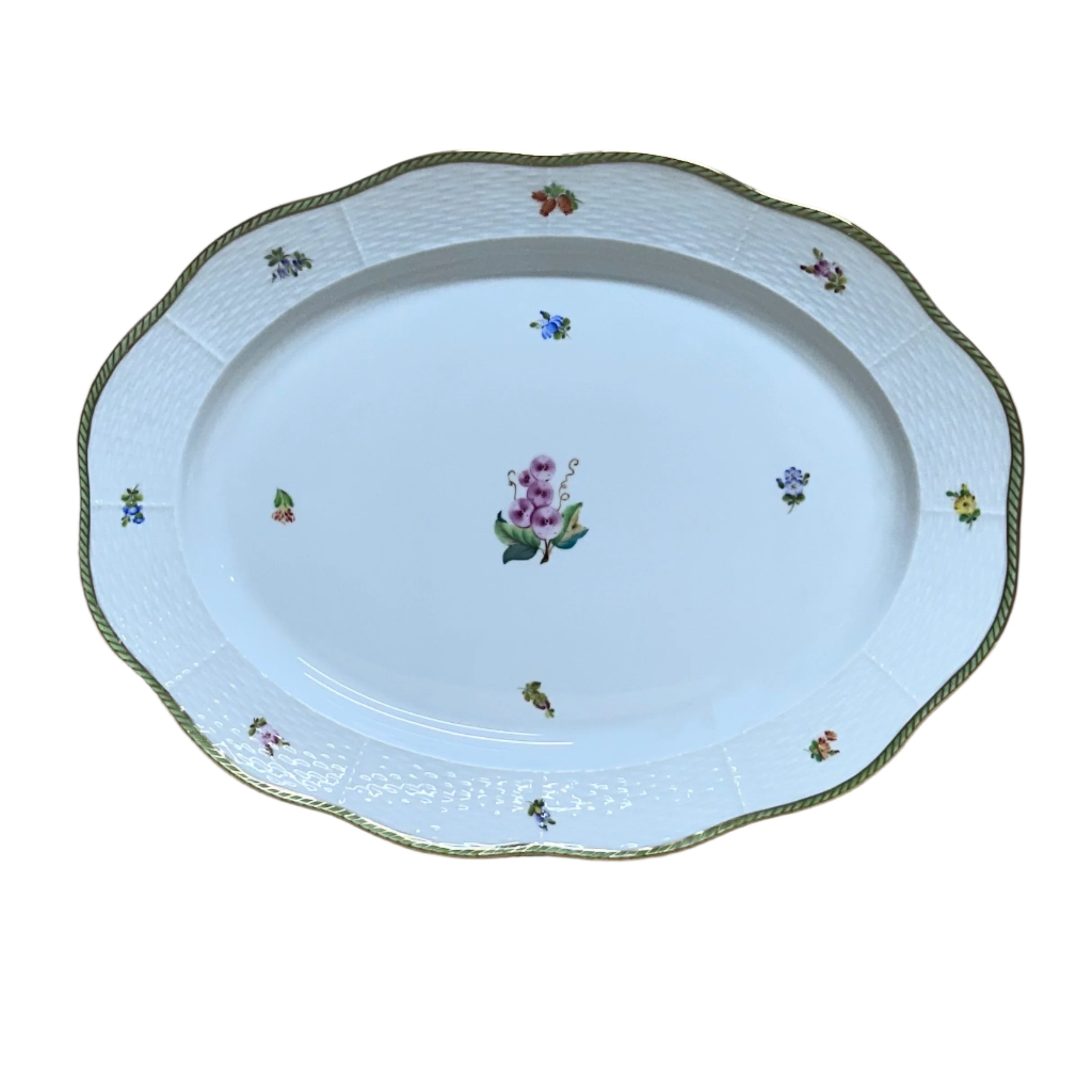 Herend Printemps Porcelain Oval Serving Platter 101-0-00/EDF-6