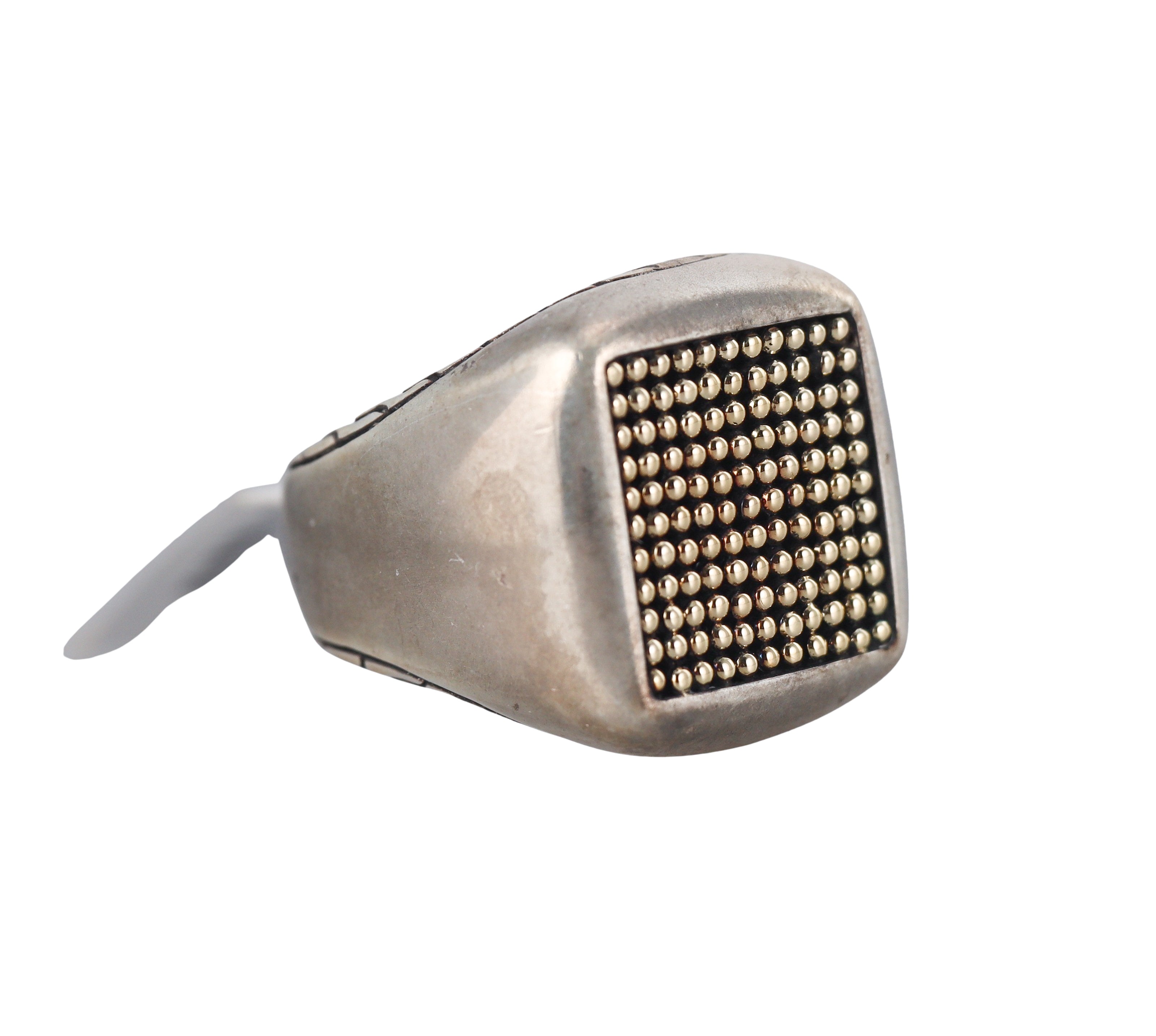 John Hardy Dots 18k Gold Sterling Silver Ring