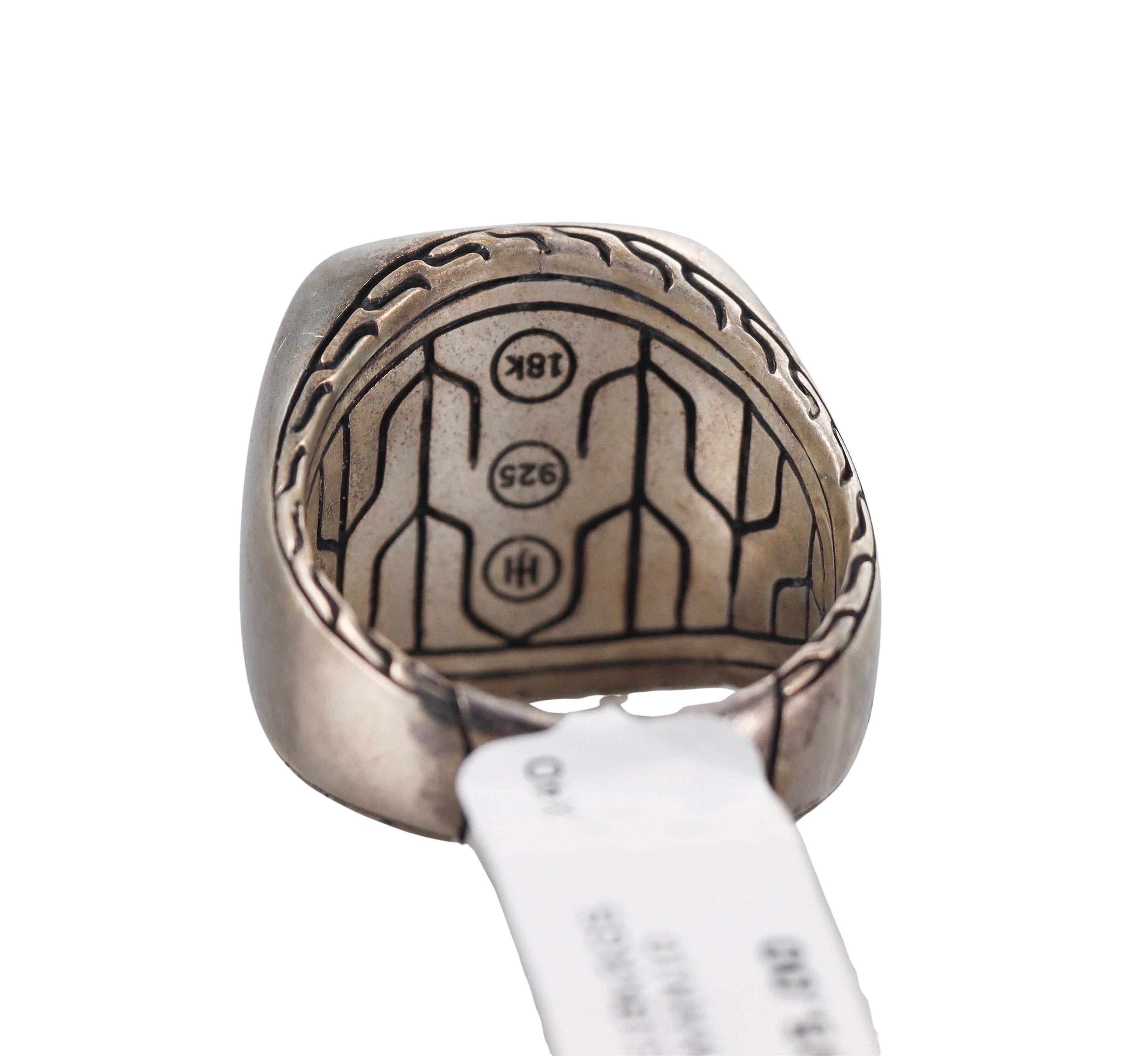 John Hardy Dots 18k Gold Sterling Silver Ring
