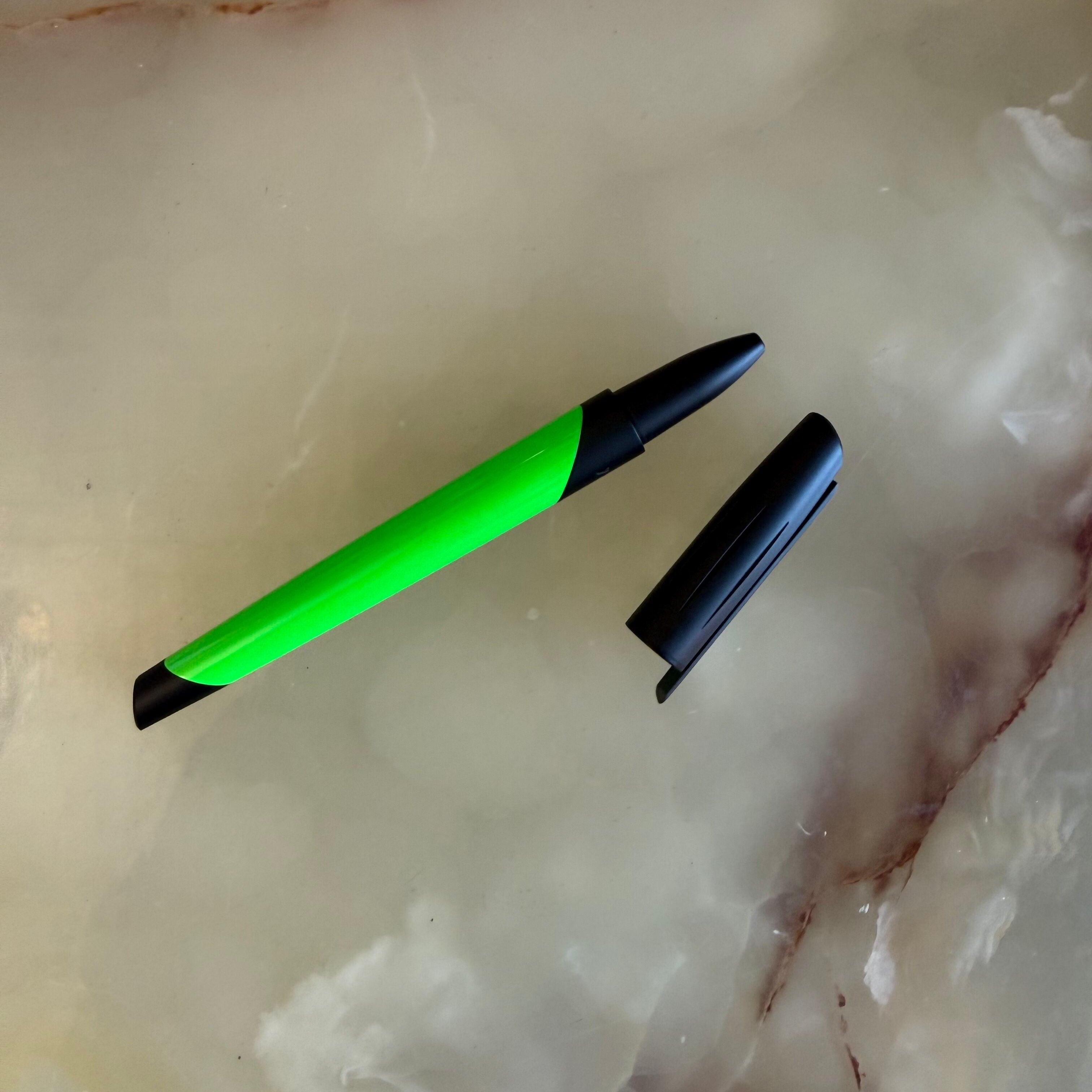 S.T. Dupont Defi Milenium Fluo Neon Green Rollerball Pen 402032