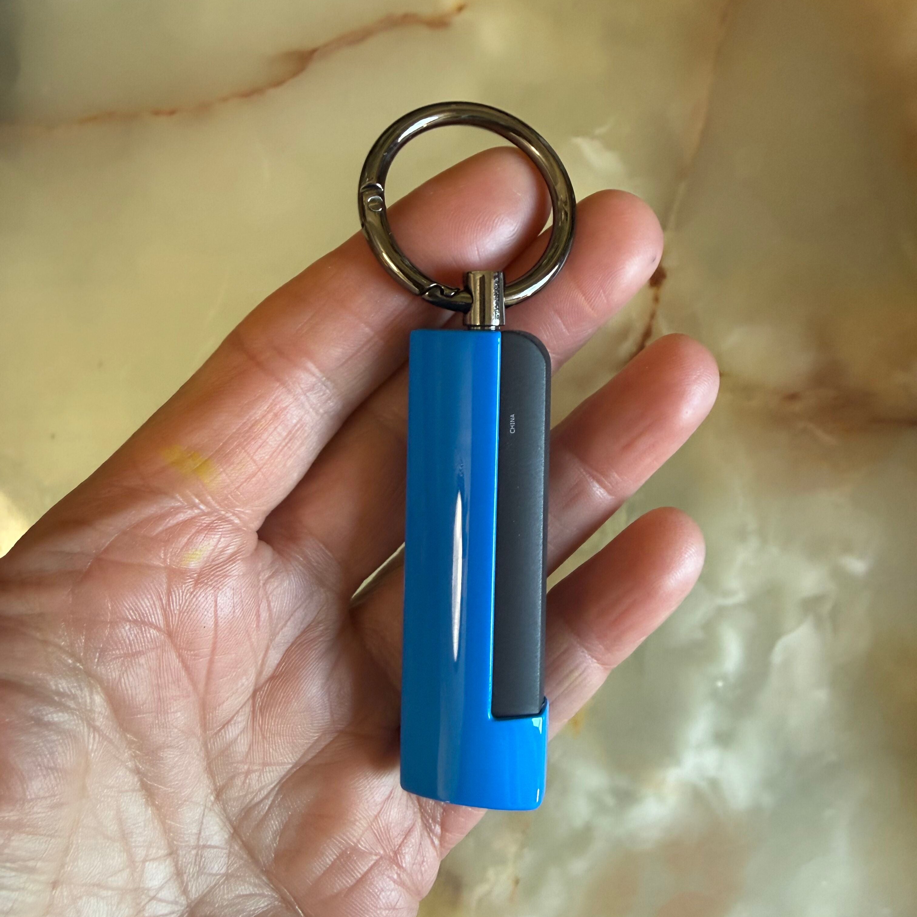 S.T. Dupont Puncher Fluo NeonBlue Cigar Cutter 003216B