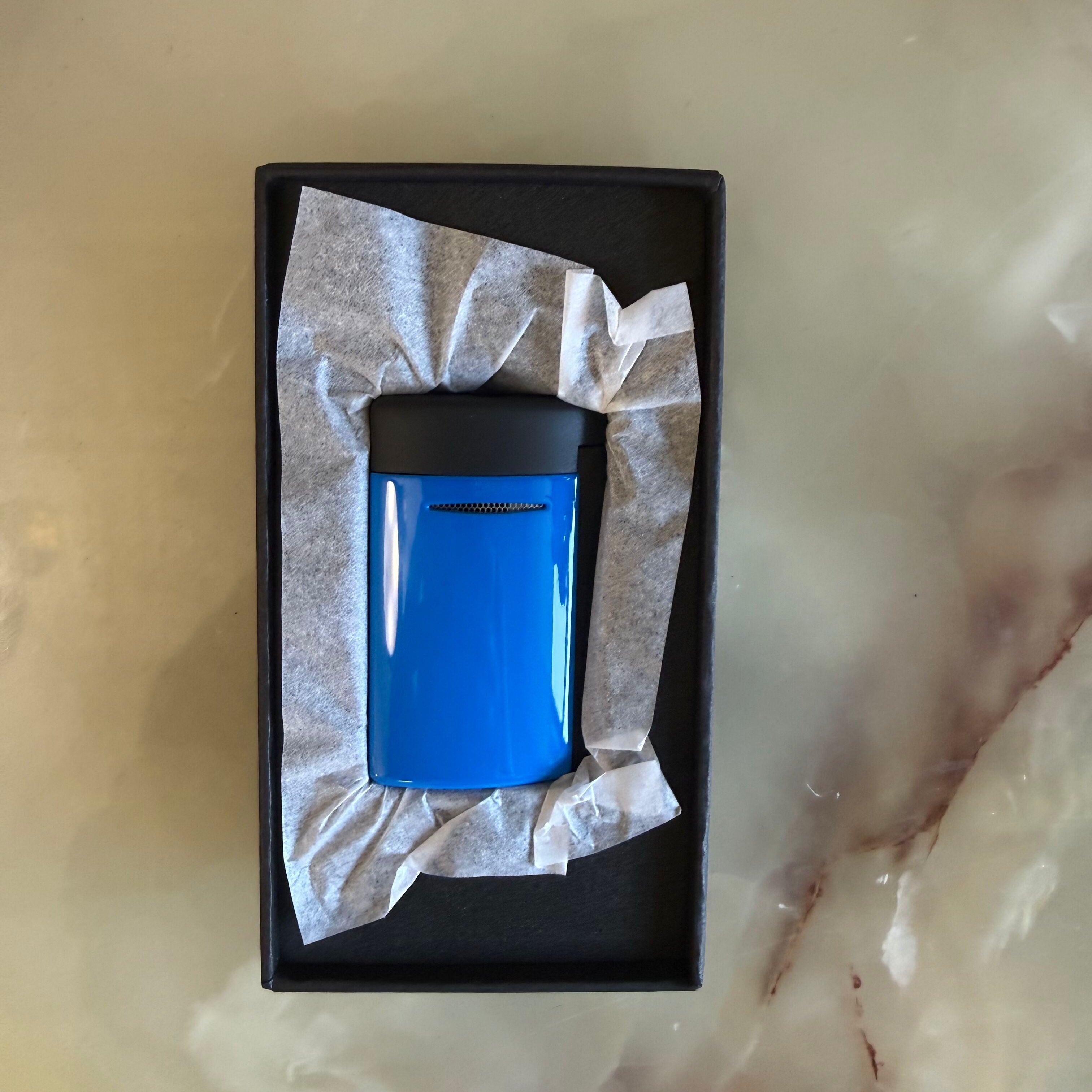 S.T. Dupont Minijet Matte Fluo Neon Blue Lighter 010871