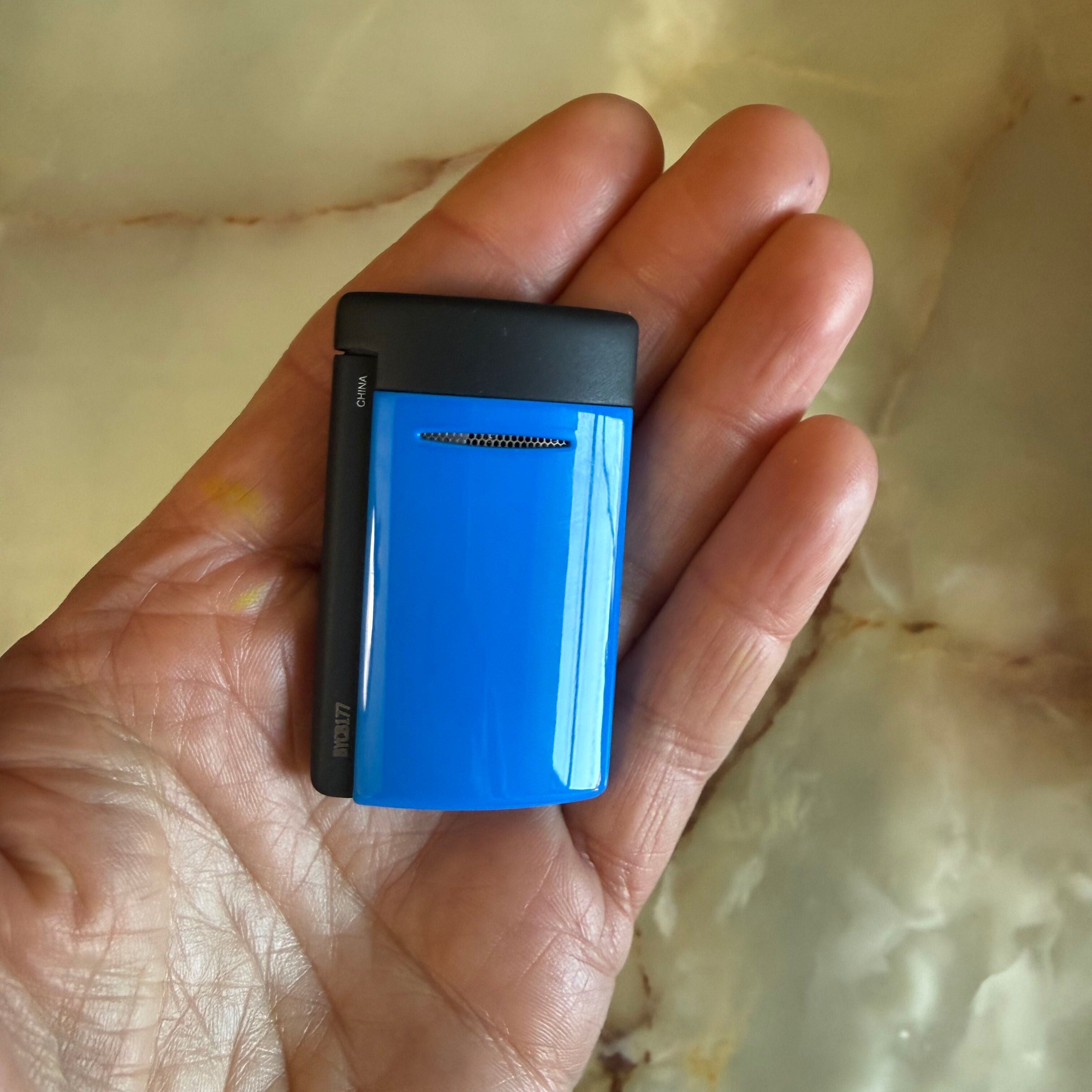 S.T. Dupont Minijet Matte Fluo Neon Blue Lighter 010871
