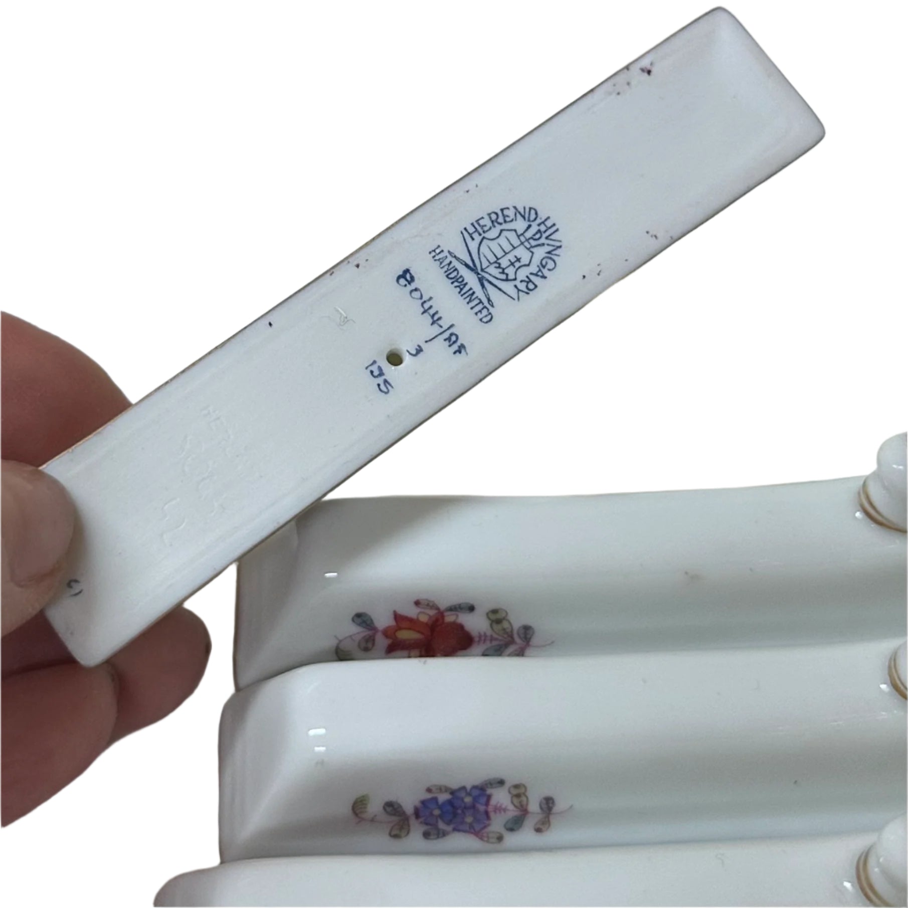 Set of 12 Herend Chinese Bouquet Knife Rest 8044/C-AF