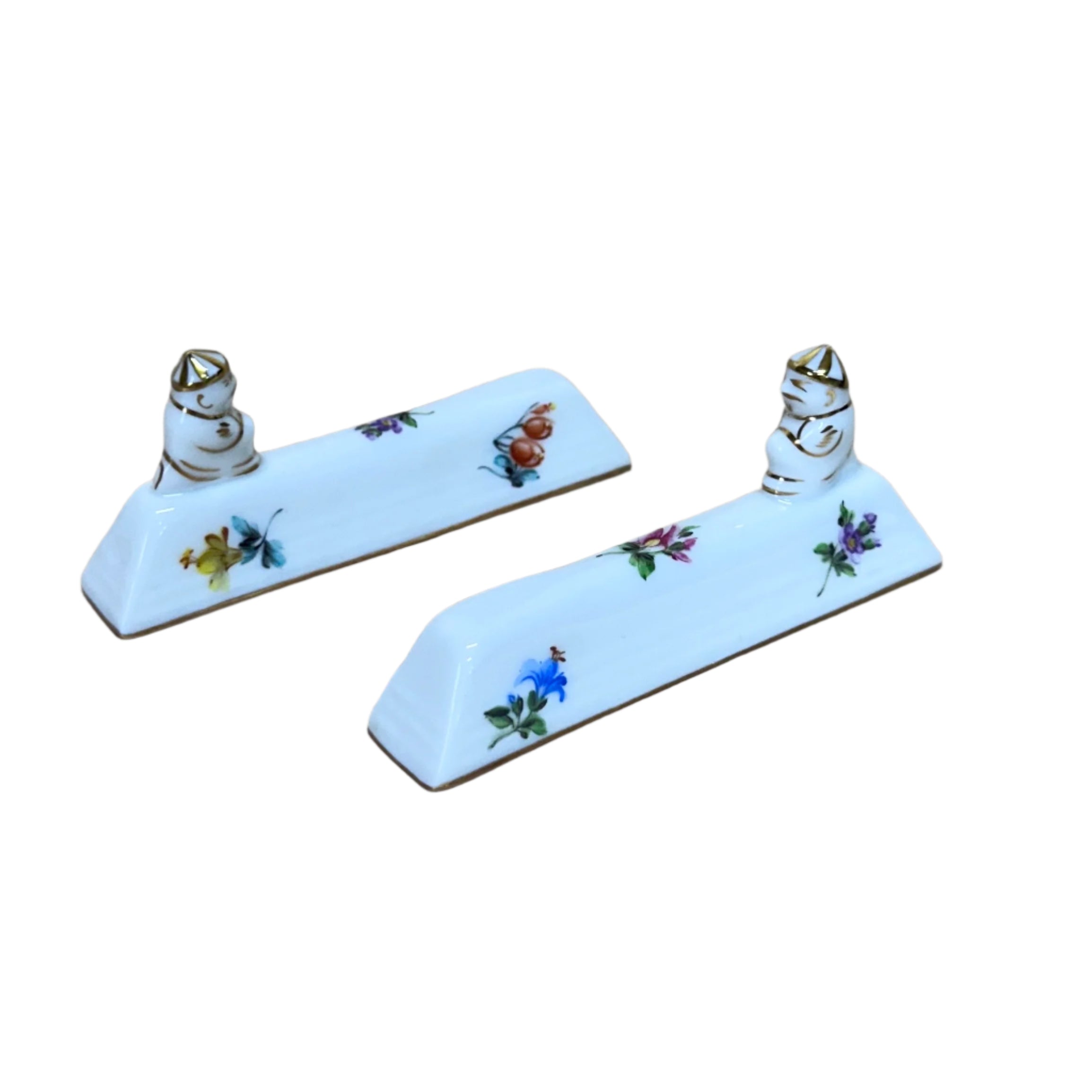 Set of 12 Herend Thousand Flowers Knife Rest 8044/C/BS