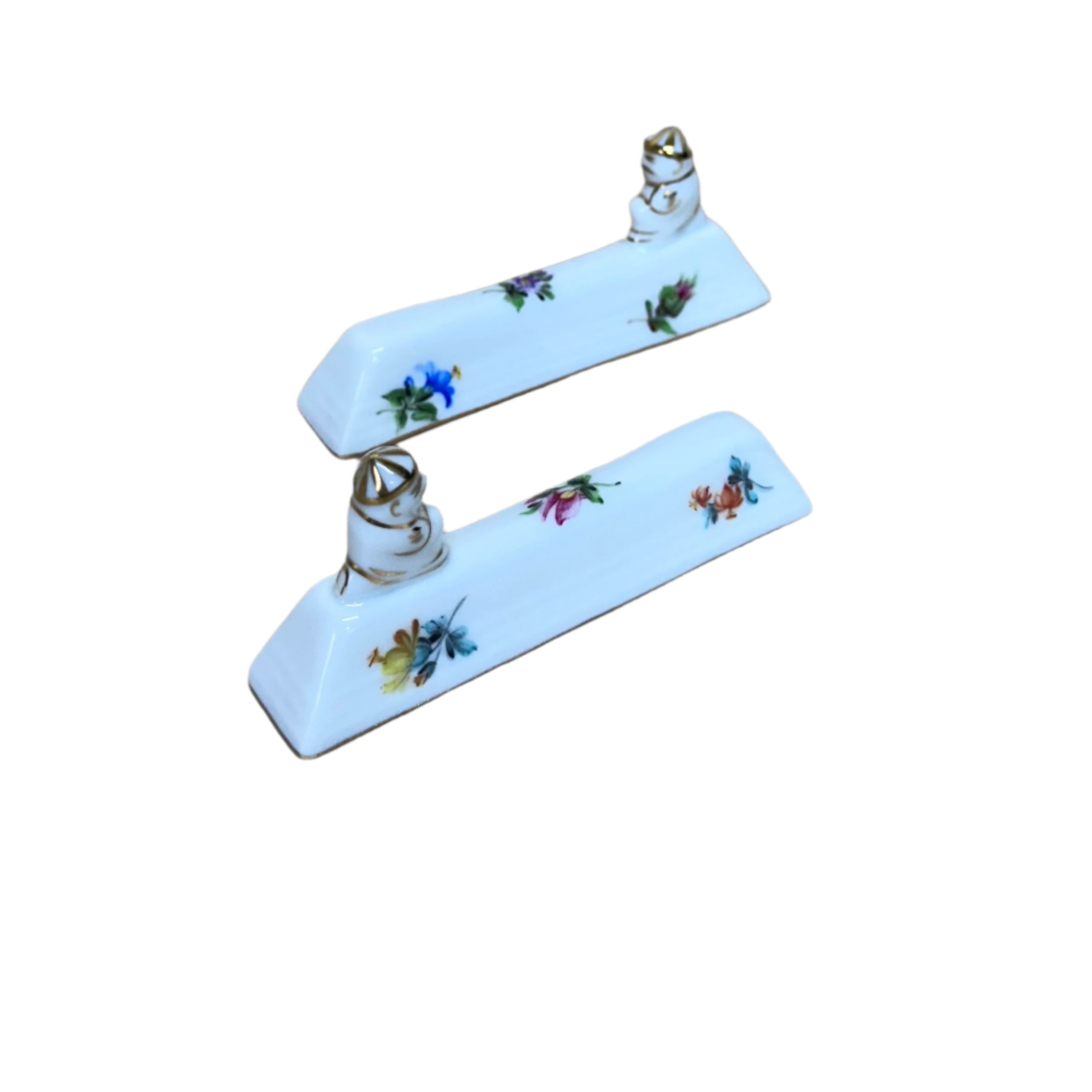 Set of 12 Herend Thousand Flowers Knife Rest 8044/C/BS