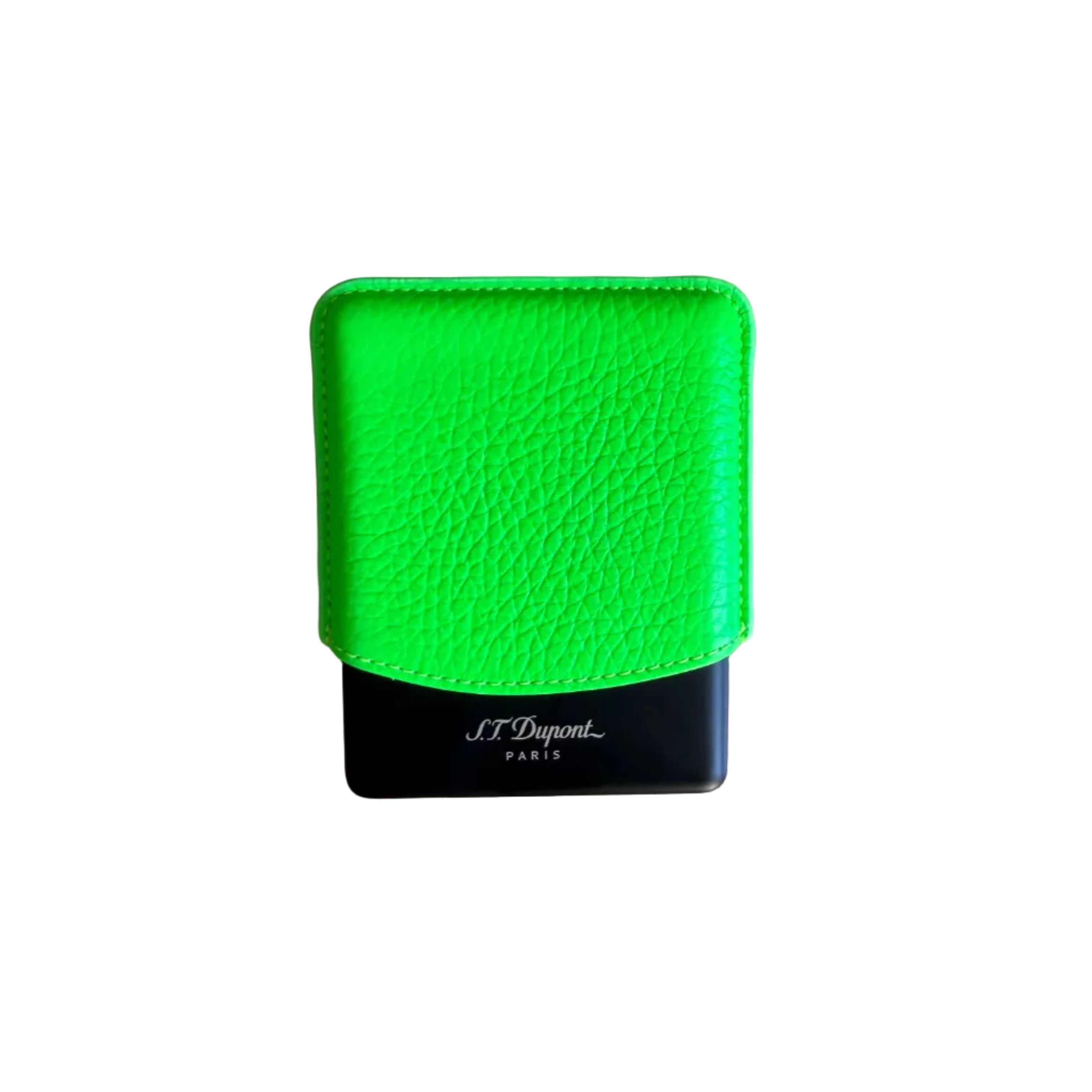 S.T. Dupont Fluo Neon Green Cigarette Case 183117