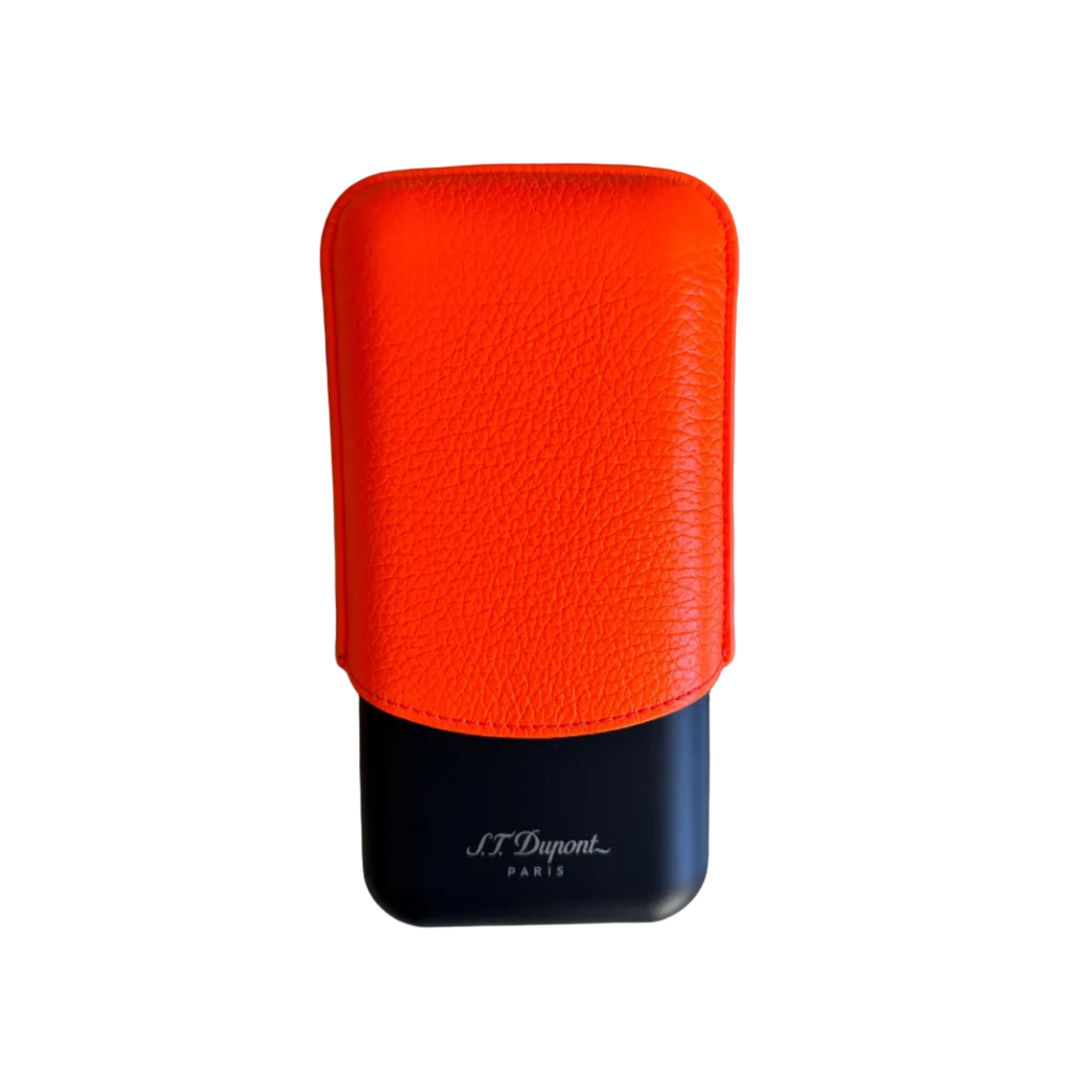 S.T. Dupont Fluo Neon Orange 3 Cigar Case 183419