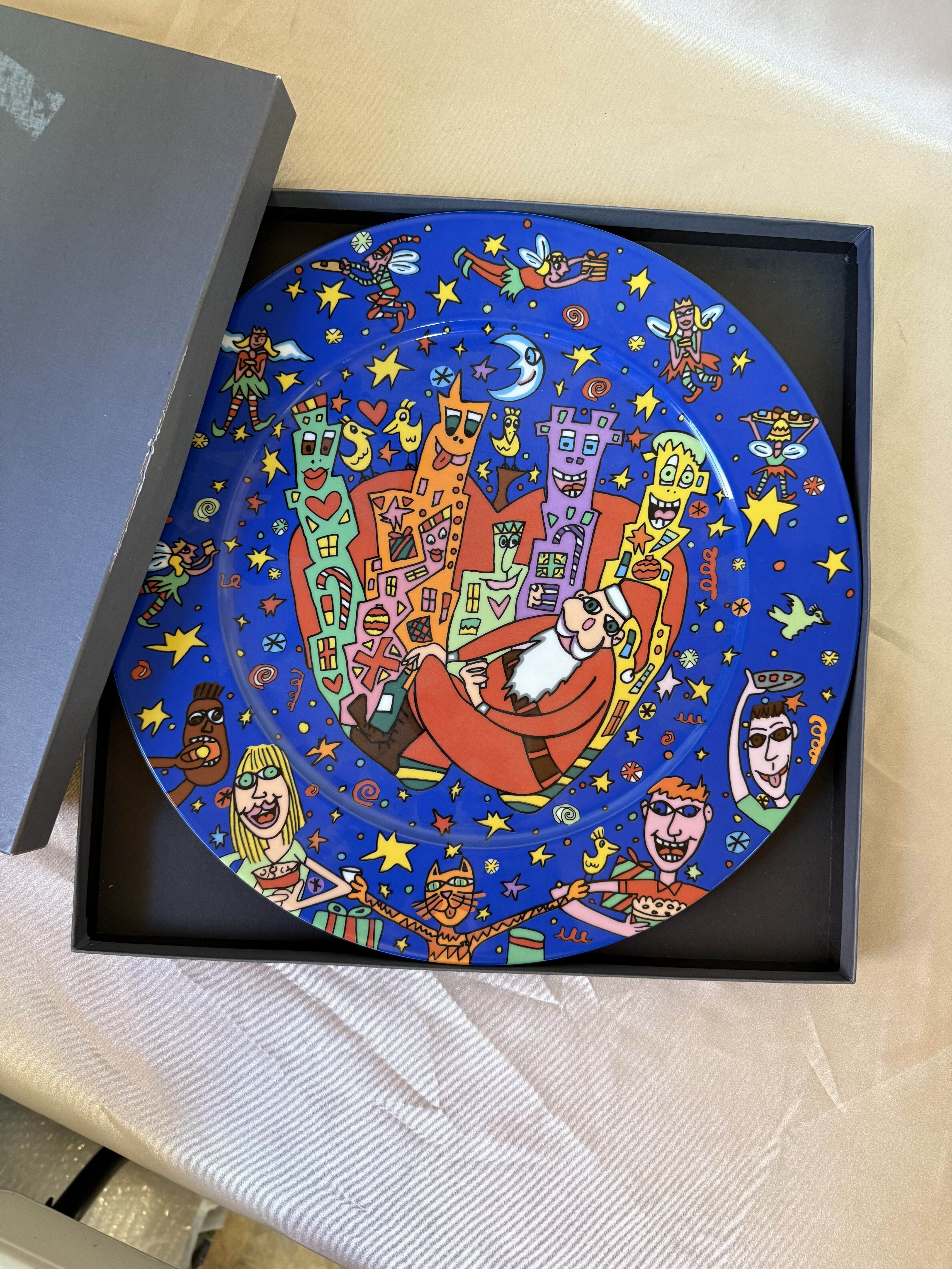 Rosenthal James Rizzi Studio-Line Christmas 2000 Plate 027869