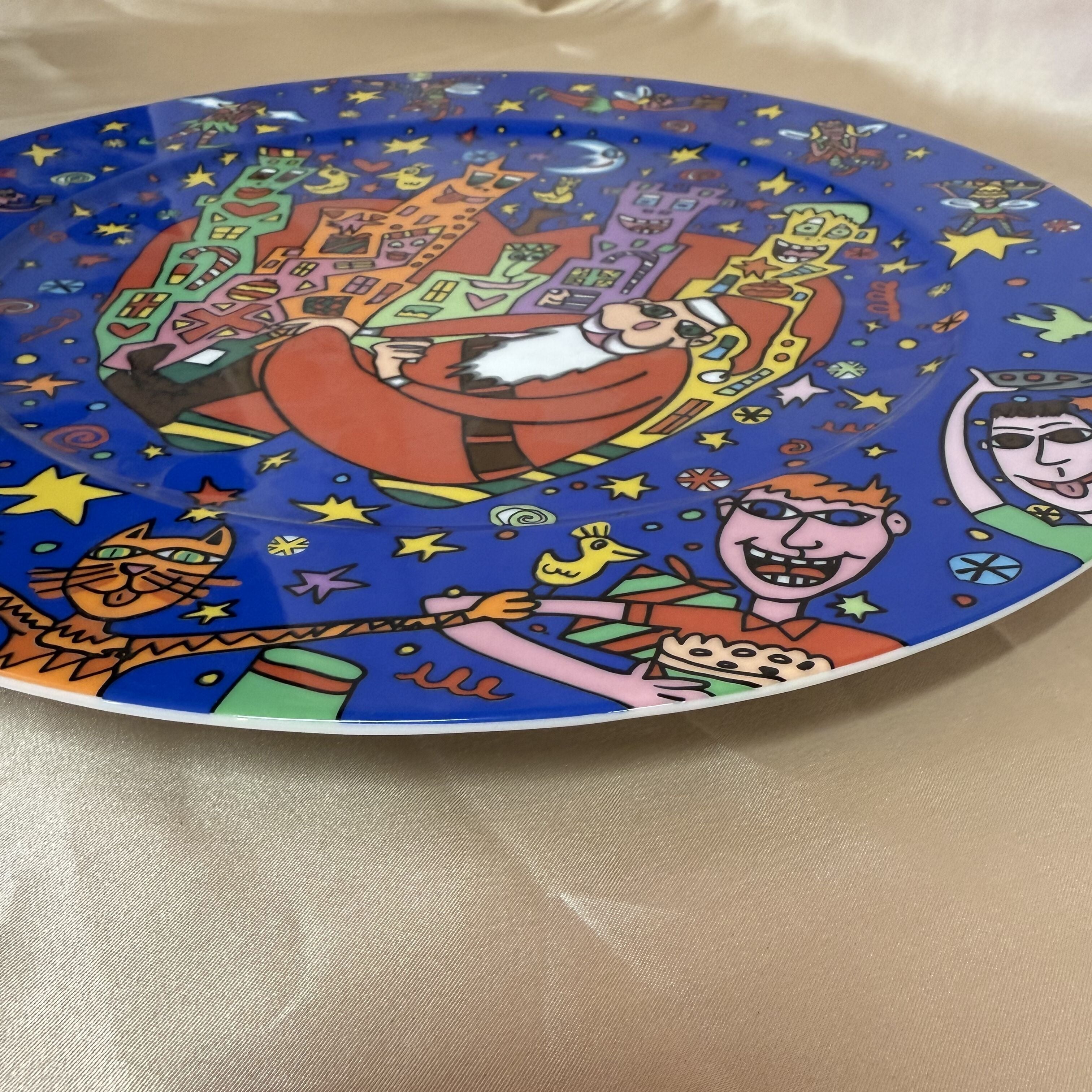 Rosenthal James Rizzi Studio-Line Christmas 2000 Plate 027869