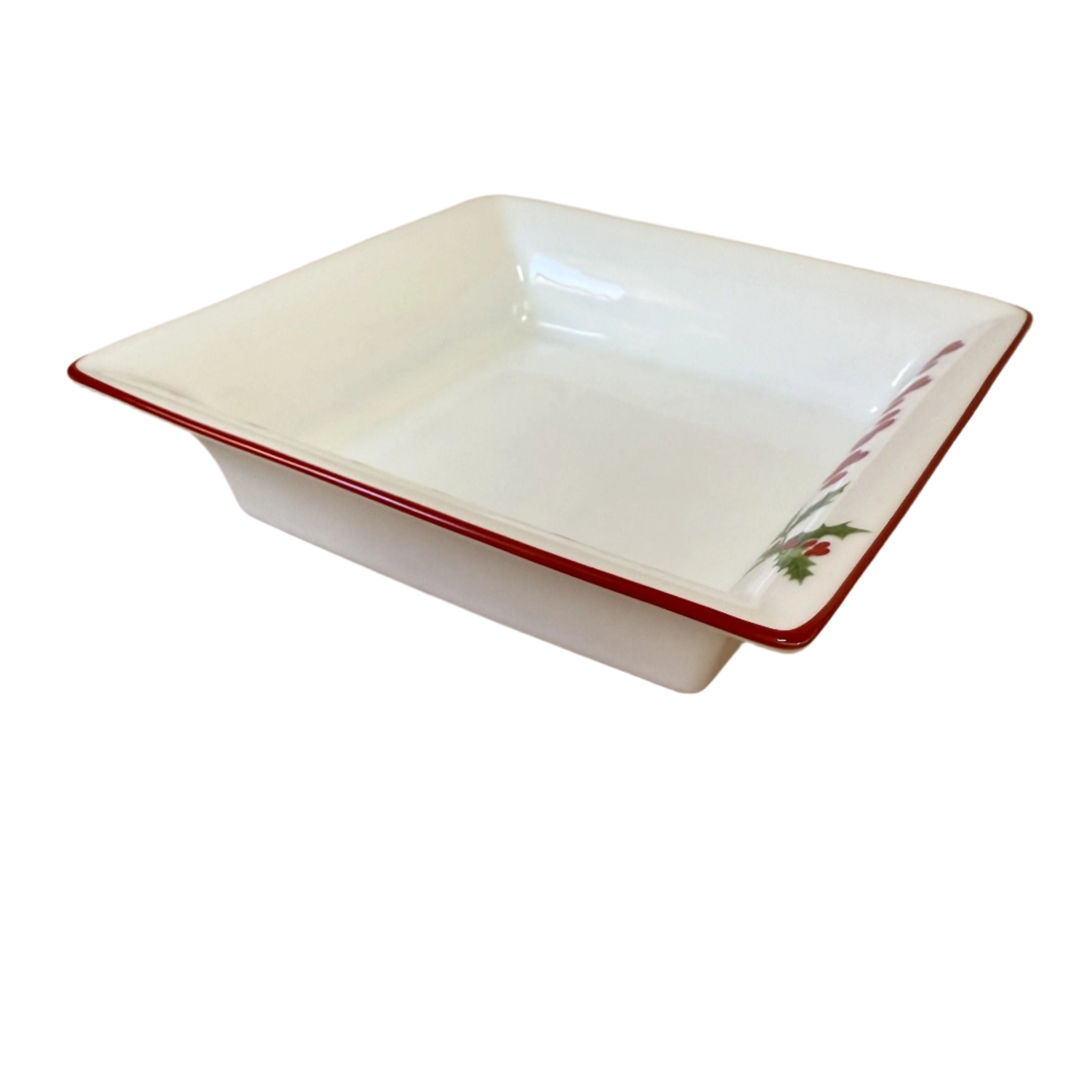Richard Ginori Holly Berry Small Square Tray/Vide Poche 020666517035