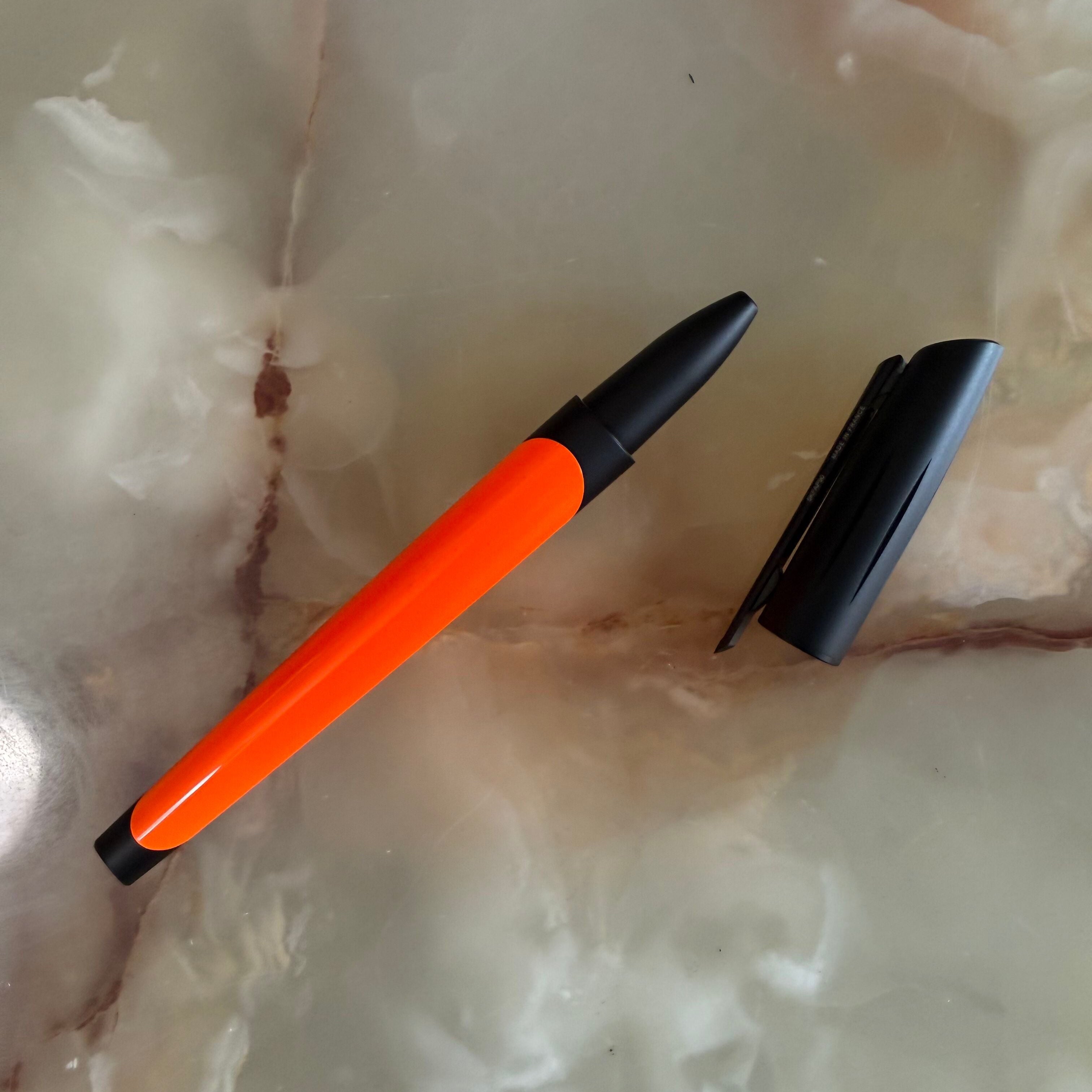 S.T. Dupont Defi Milenium Fluo Neon Orange Rollerball Pen 402034