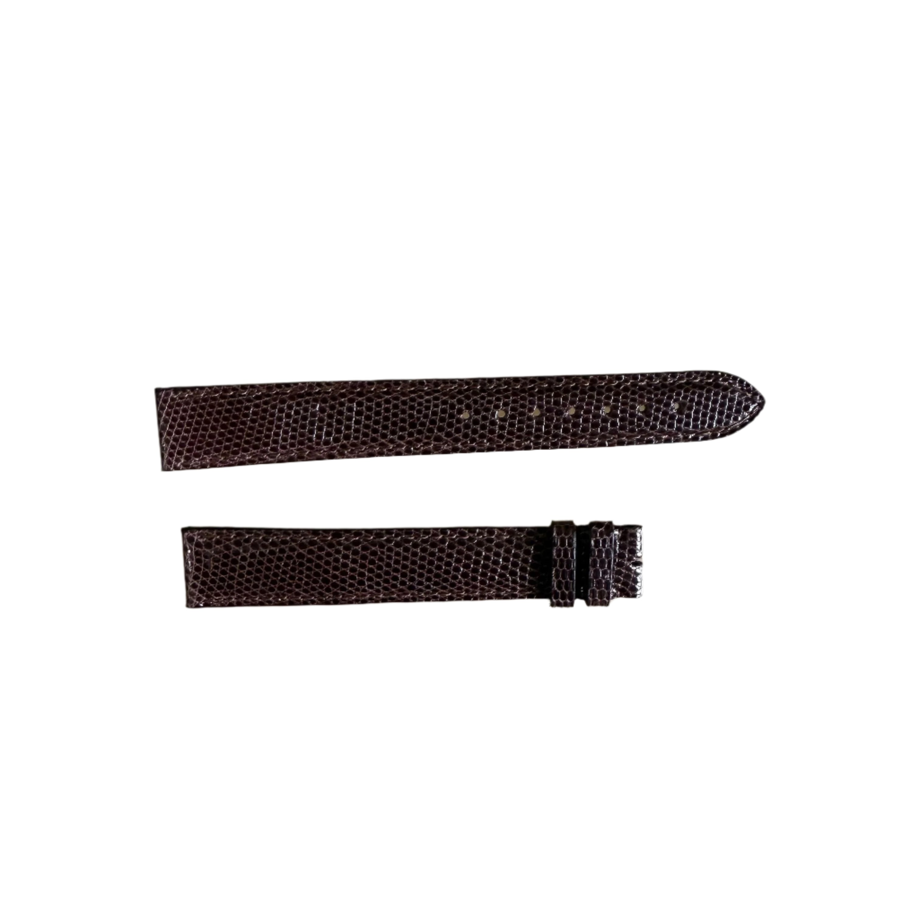 Authentic Cartier Brown Lizard Watch Strap Band 18mm KD251306-S26