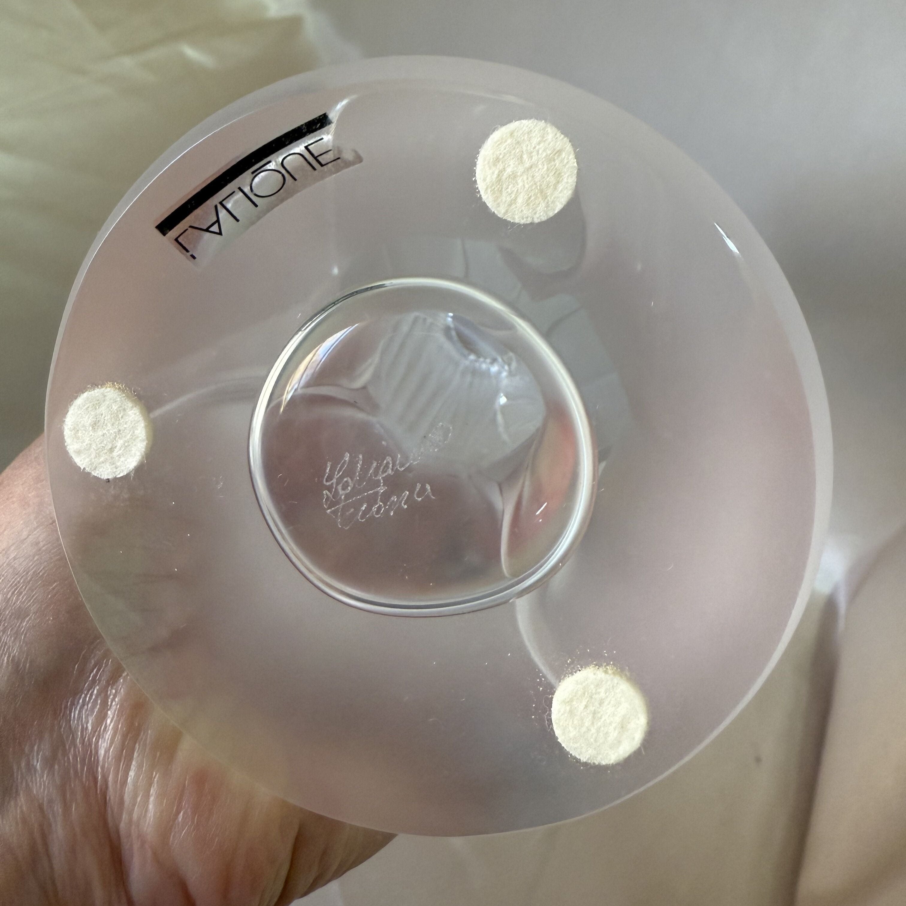 Lalique Iris Clear Vase 1260600