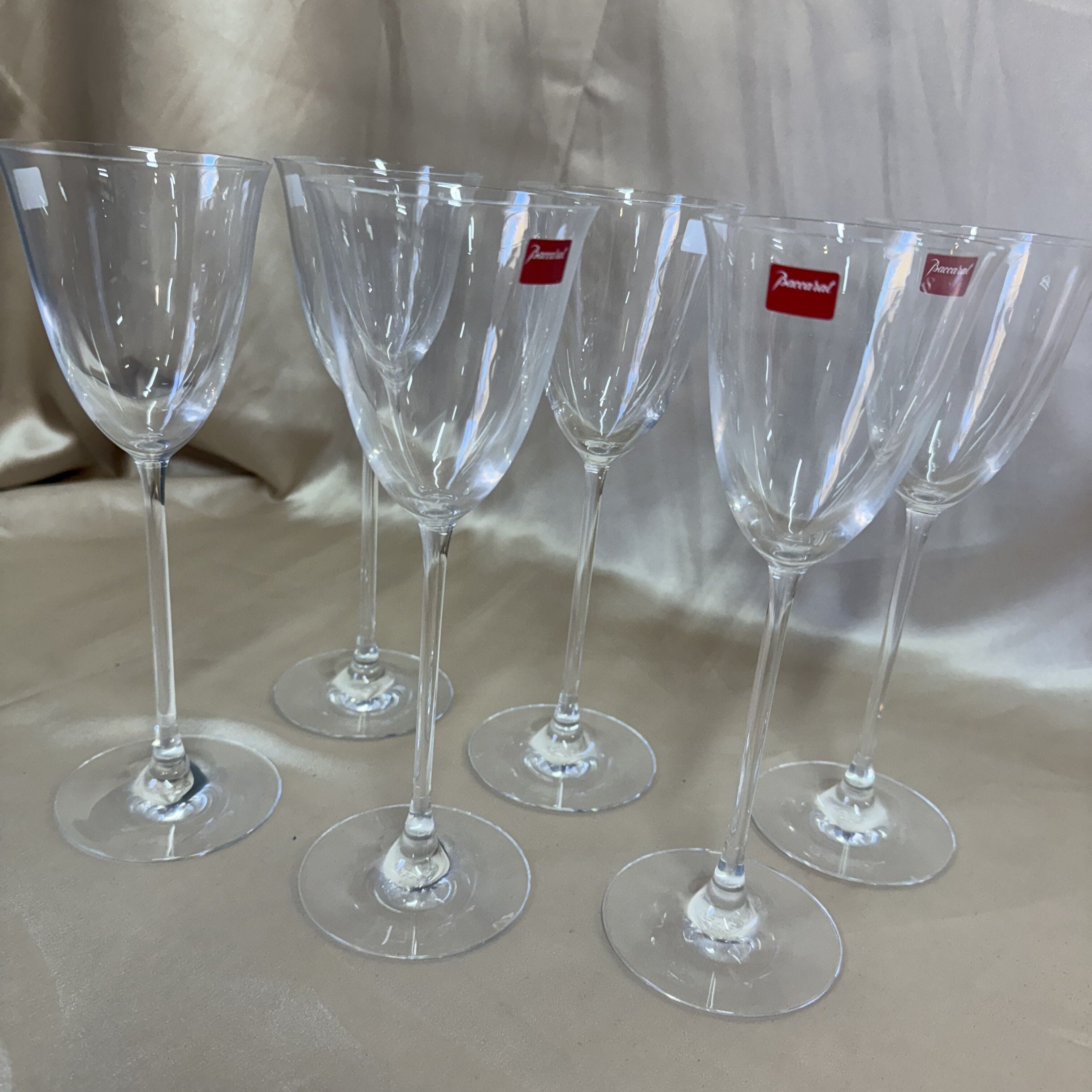 Baccarat Crystal Filao Red Wine Glass Set of 6
