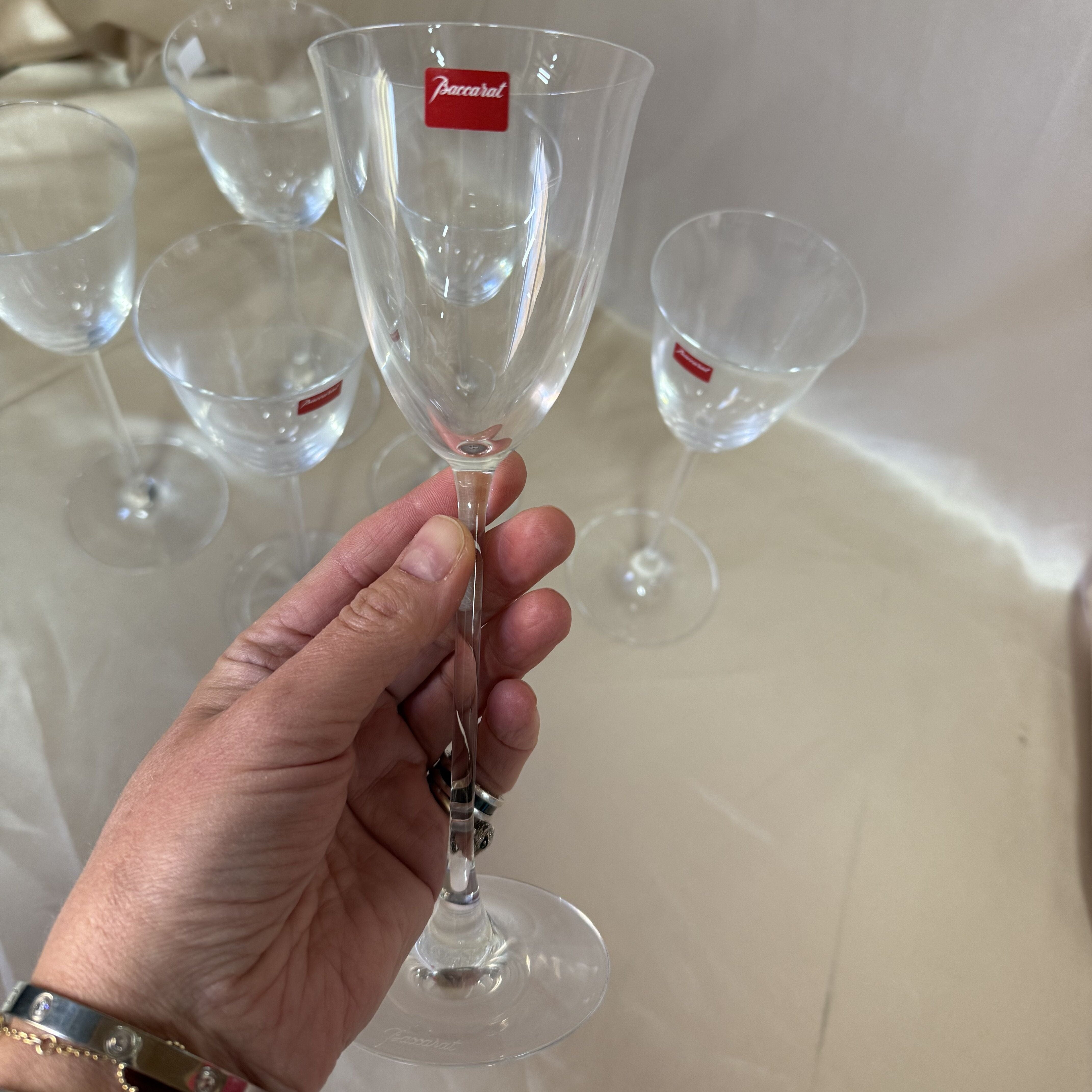 Baccarat Crystal Filao Red Wine Glass Set of 6