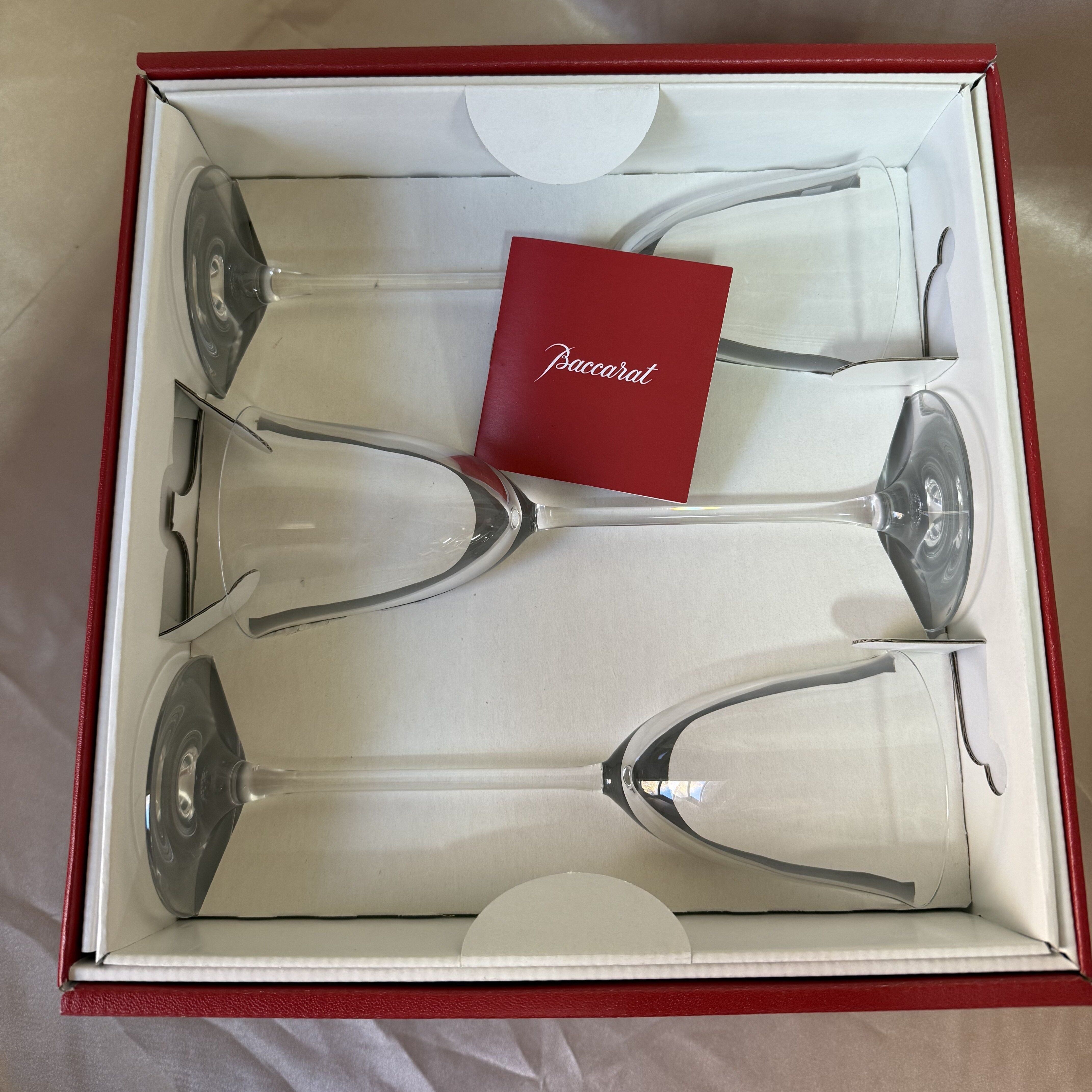 Baccarat Crystal Filao Red Wine Glass Set of 6