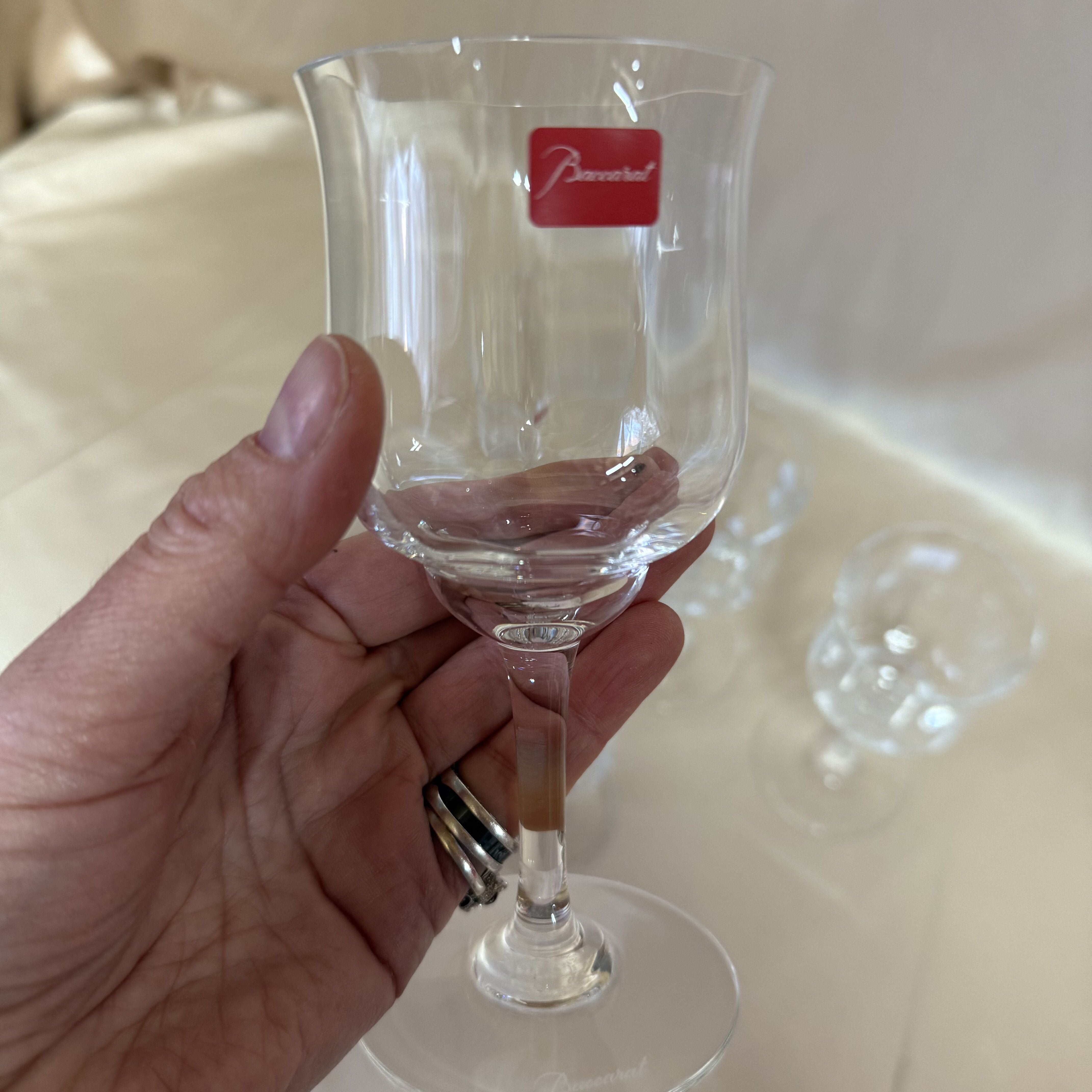 Baccarat Crystal Capri Glass Set of 3 1702252