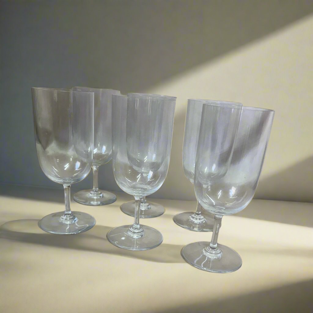 Baccarat Crystal Vintage Wine Glasses Set of 6