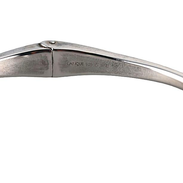 Lalique Vibrante Crystal Sterling Silver Bracelet 10530600