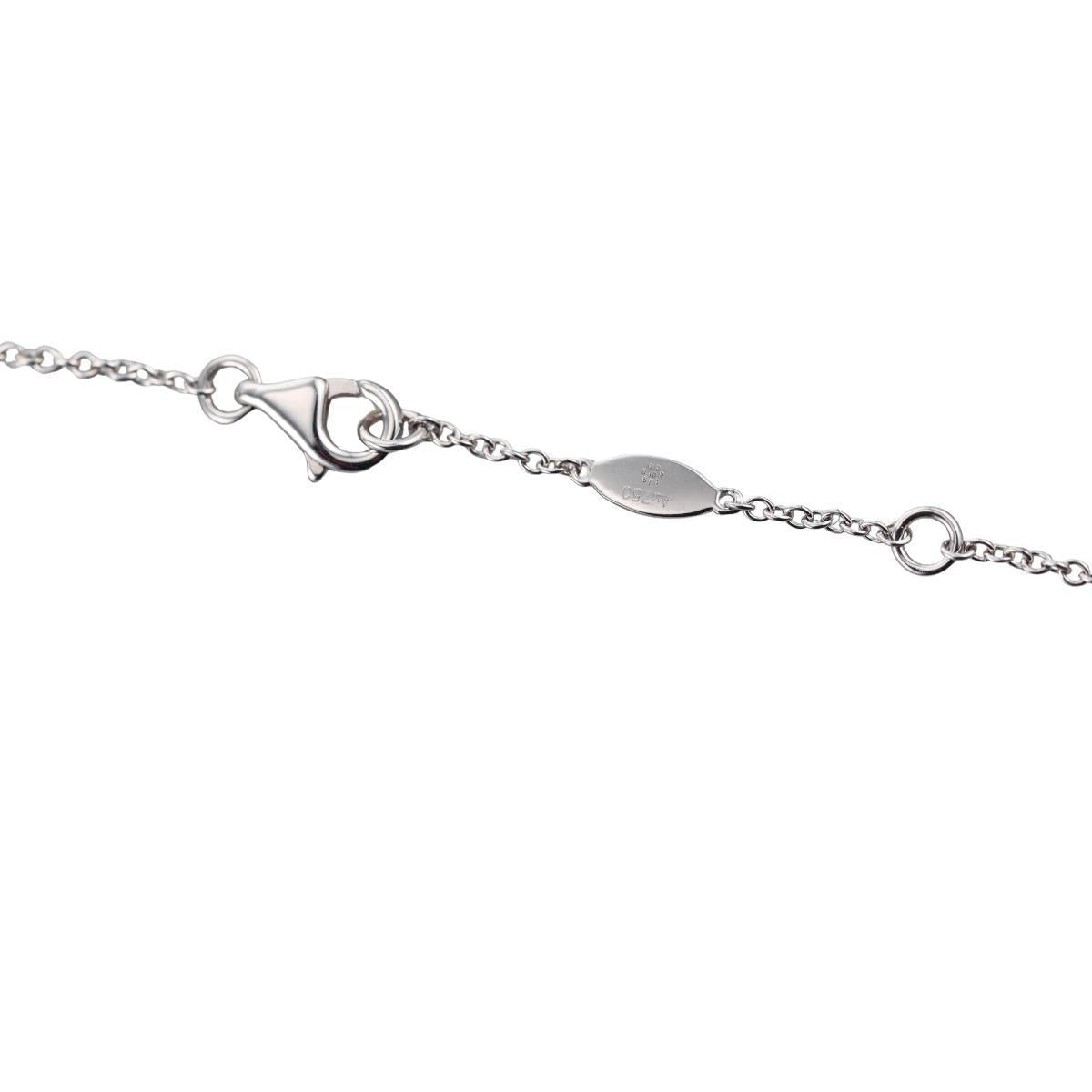 Memoire Cascade Lariat 18k Gold Diamond Necklace