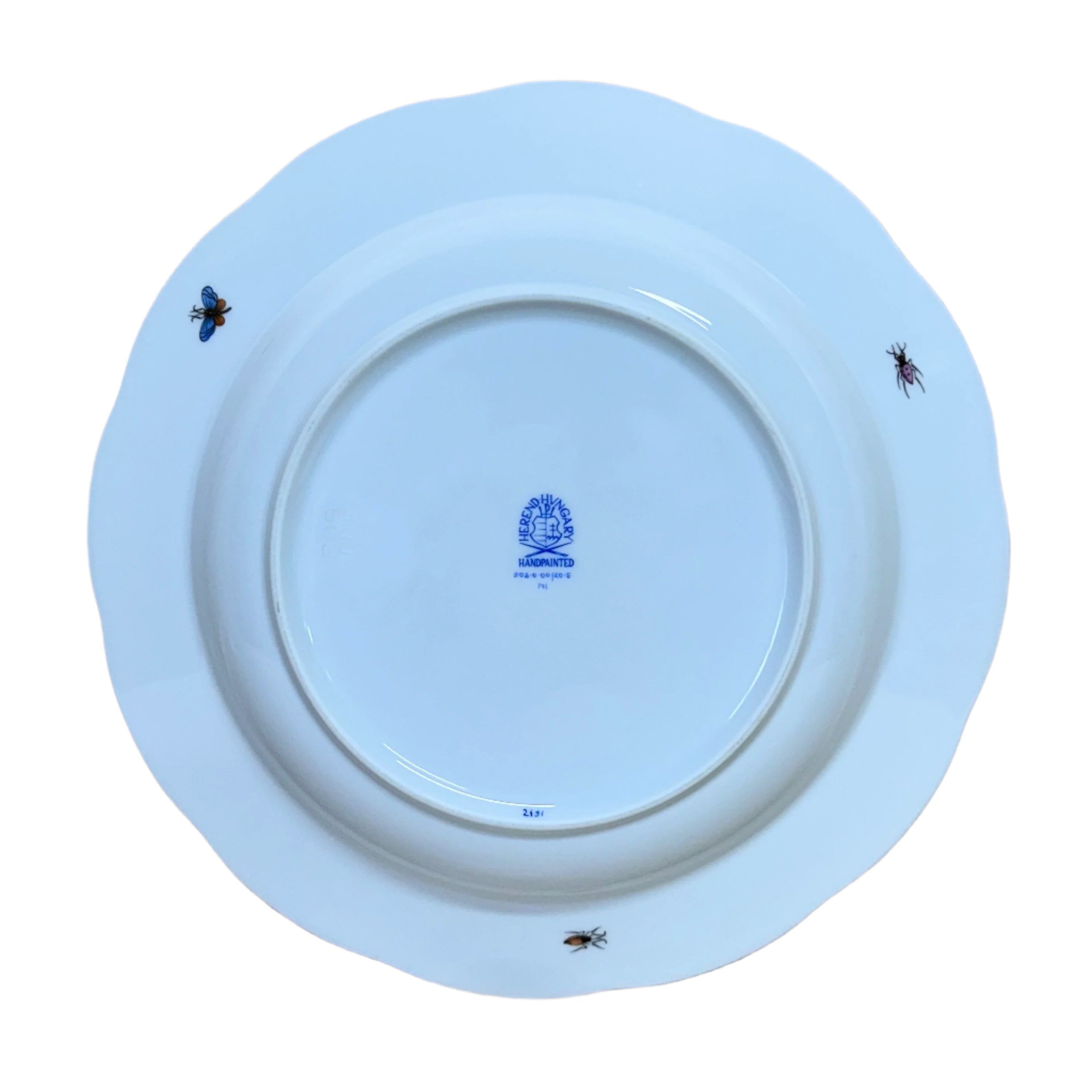 Herend Porcelain Large Rim Soup Bowl Rothschild Bird 503-0-00/R0-5