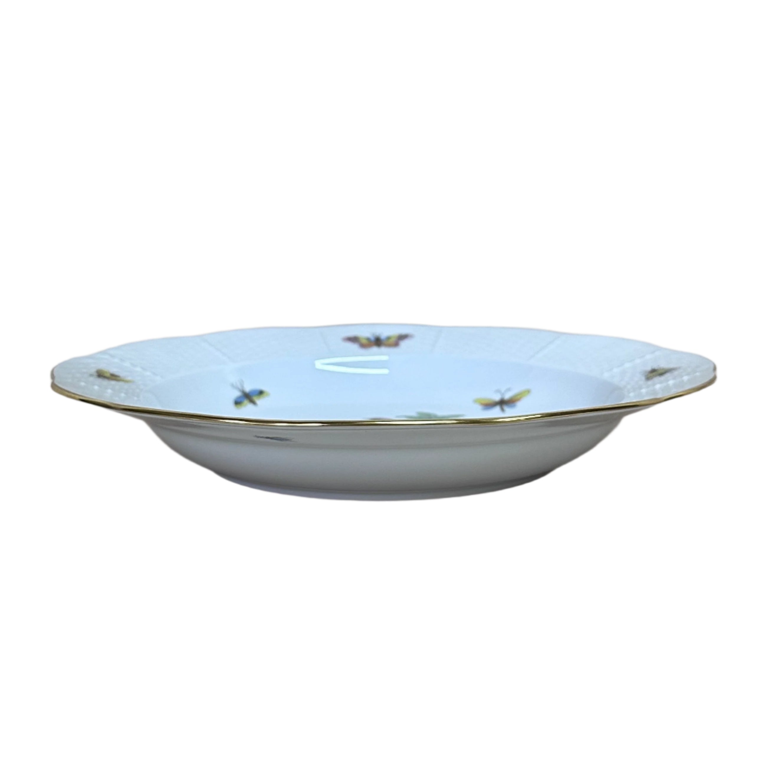 Herend Porcelain Large Rim Soup Bowl Rothschild Bird 503-0-00/R0-6