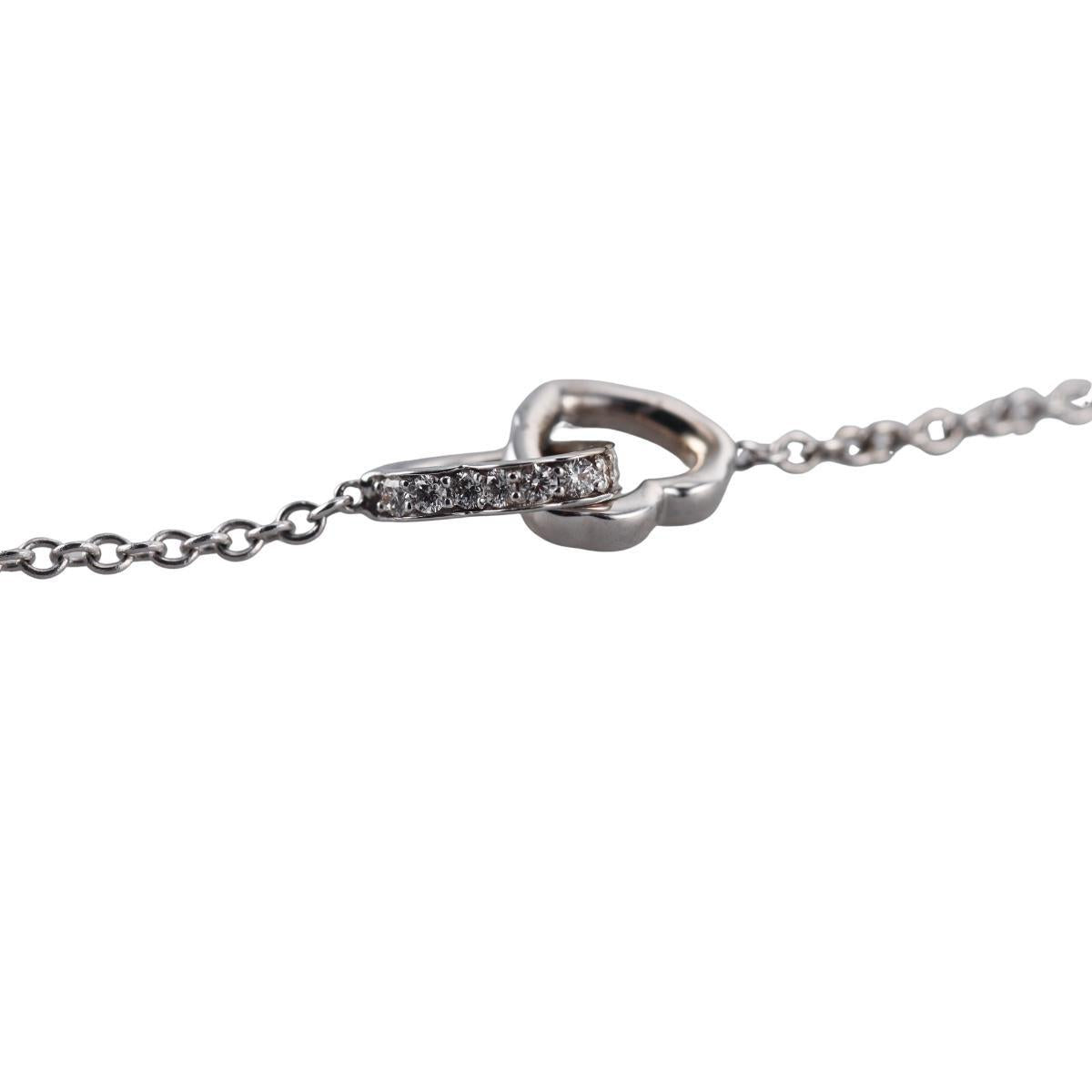 Hearts on Fire Ilia 18k Gold Diamond Heart Bracelet