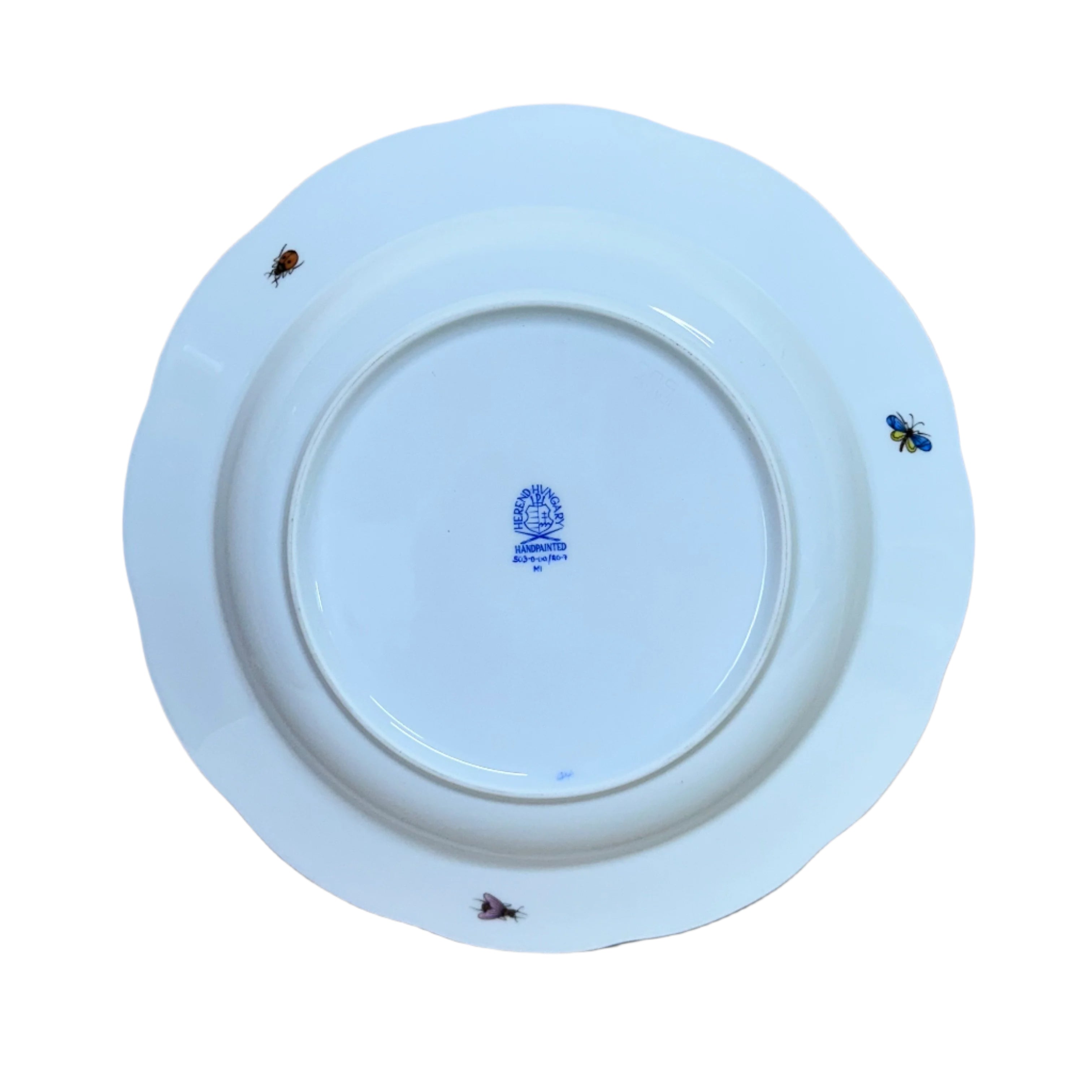 Herend Porcelain Large Rim Soup Bowl Rothschild Bird 503-0-00/R0-7