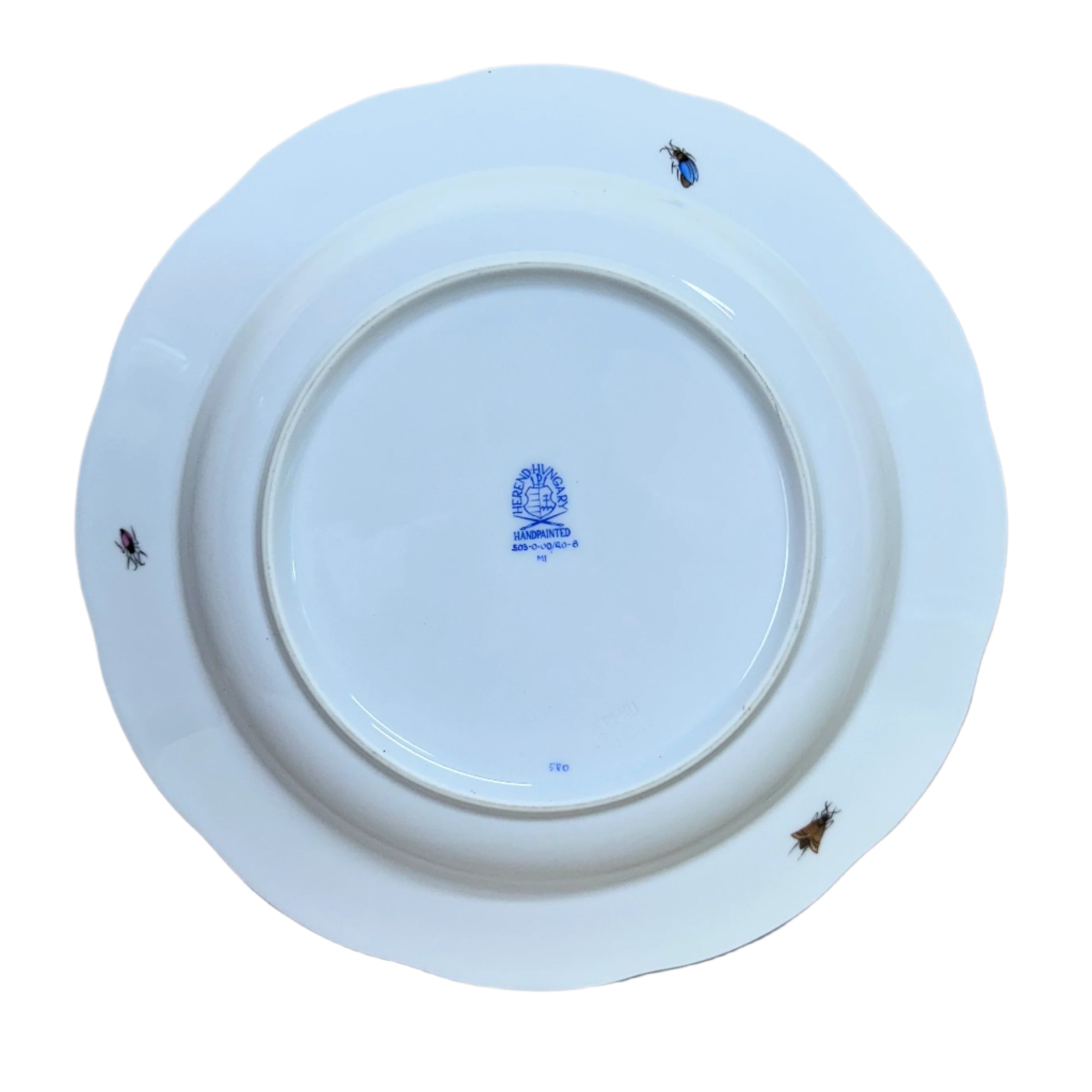 Herend Porcelain Large Rim Soup Bowl Rothschild Bird 503-0-00/R0-8