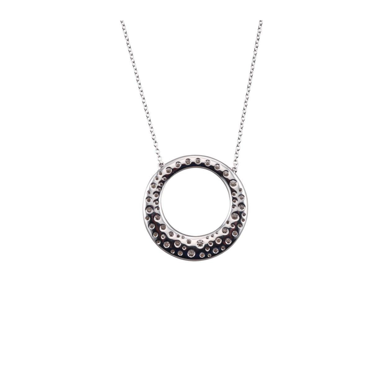 Memoire Eternal Star 18k Gold Diamond Pendant Necklace