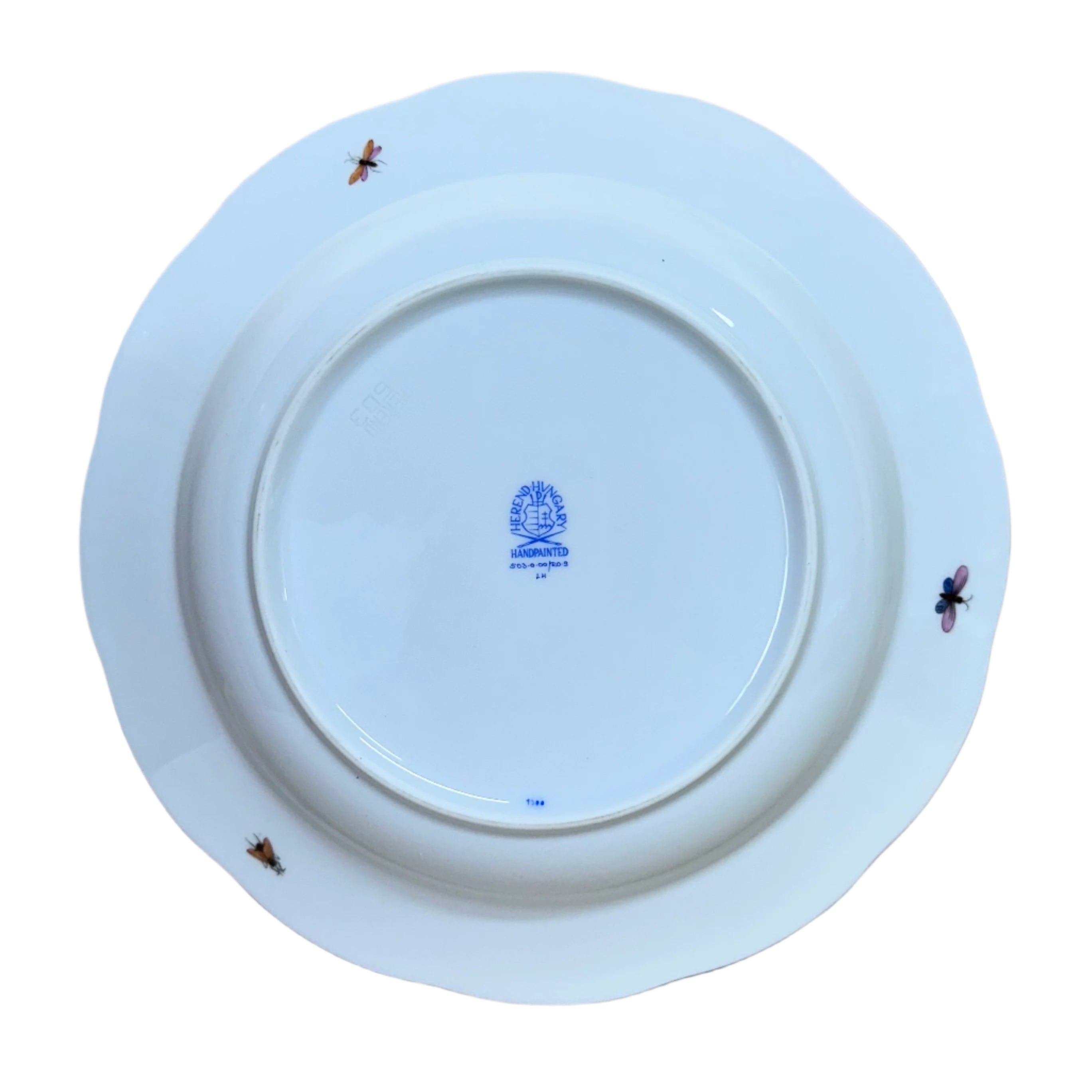 Herend Porcelain Large Rim Soup Bowl Rothschild Bird 503-0-00/R0-9